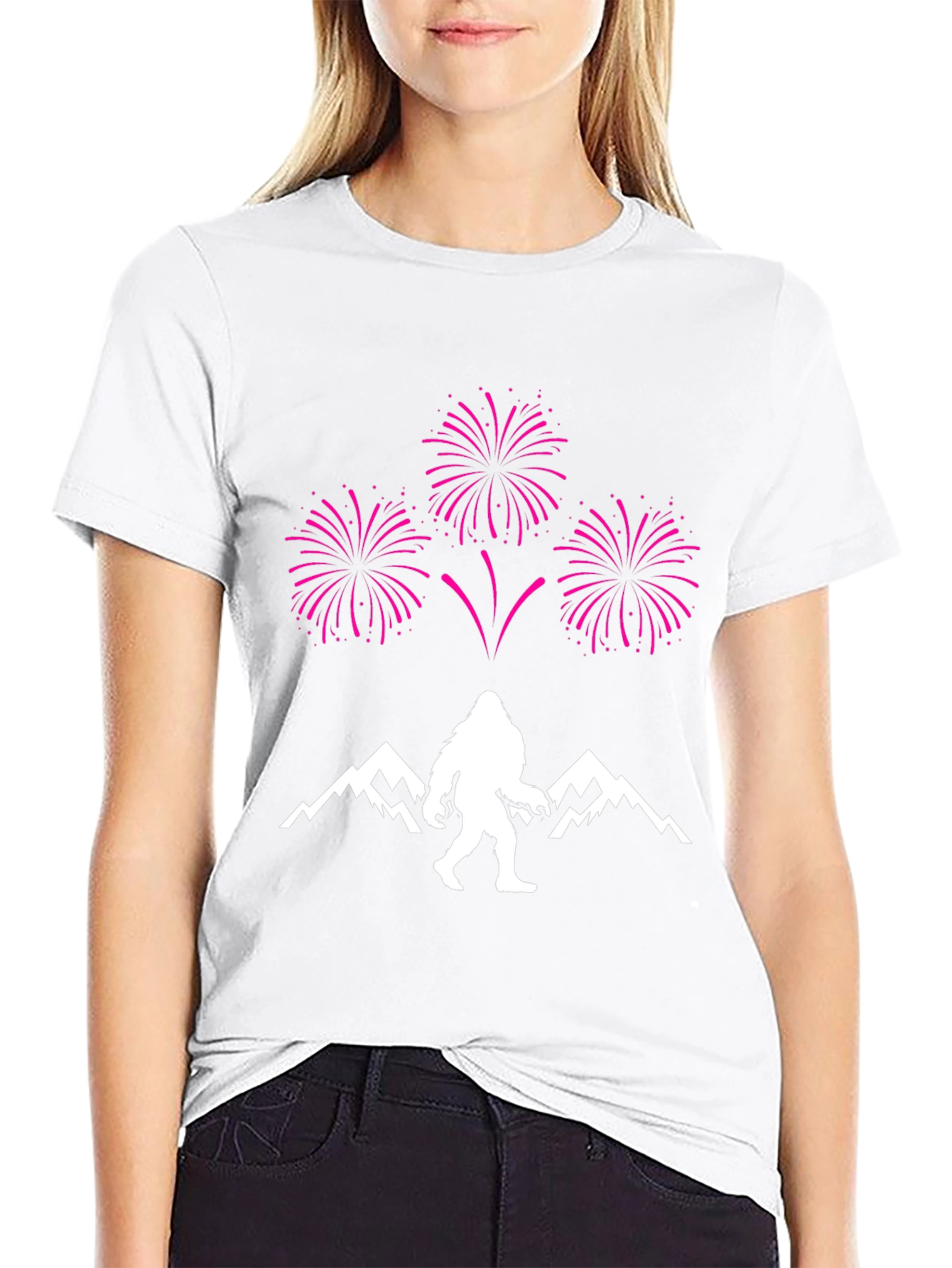 Bigfoot Fireworks Graphic Tee - Black
