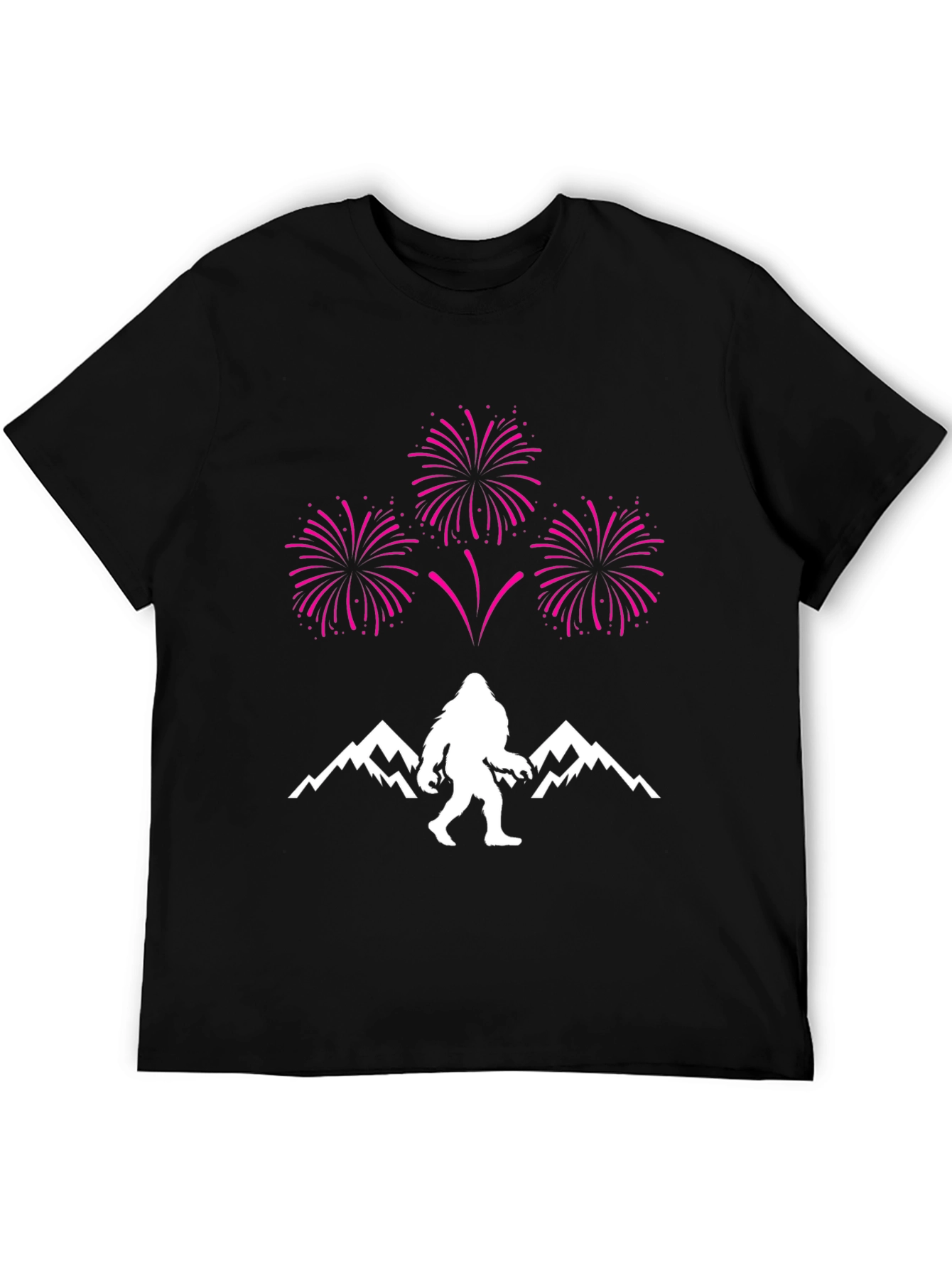 Bigfoot Fireworks Graphic Tee - Black
