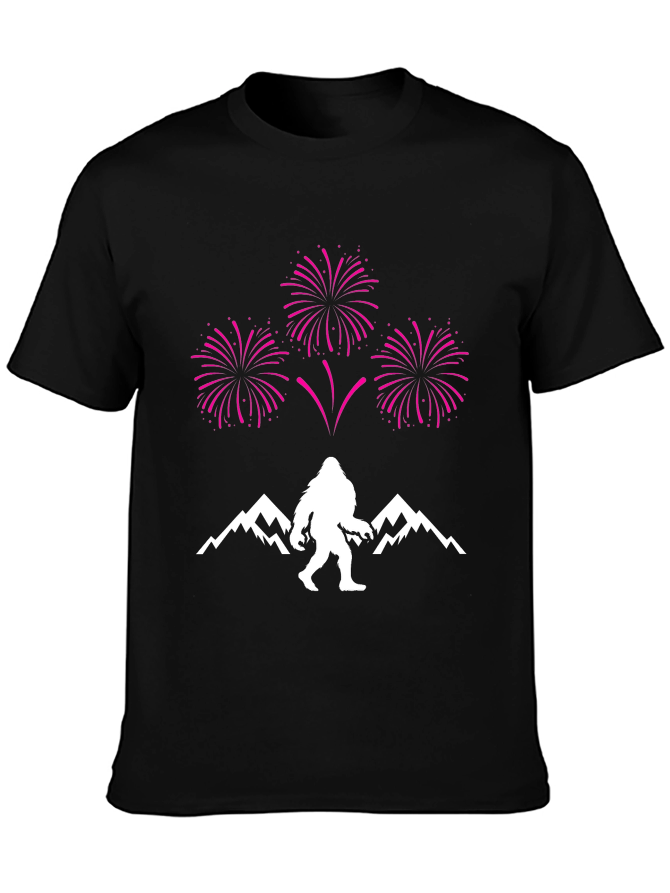 Bigfoot Fireworks Graphic Tee - Black