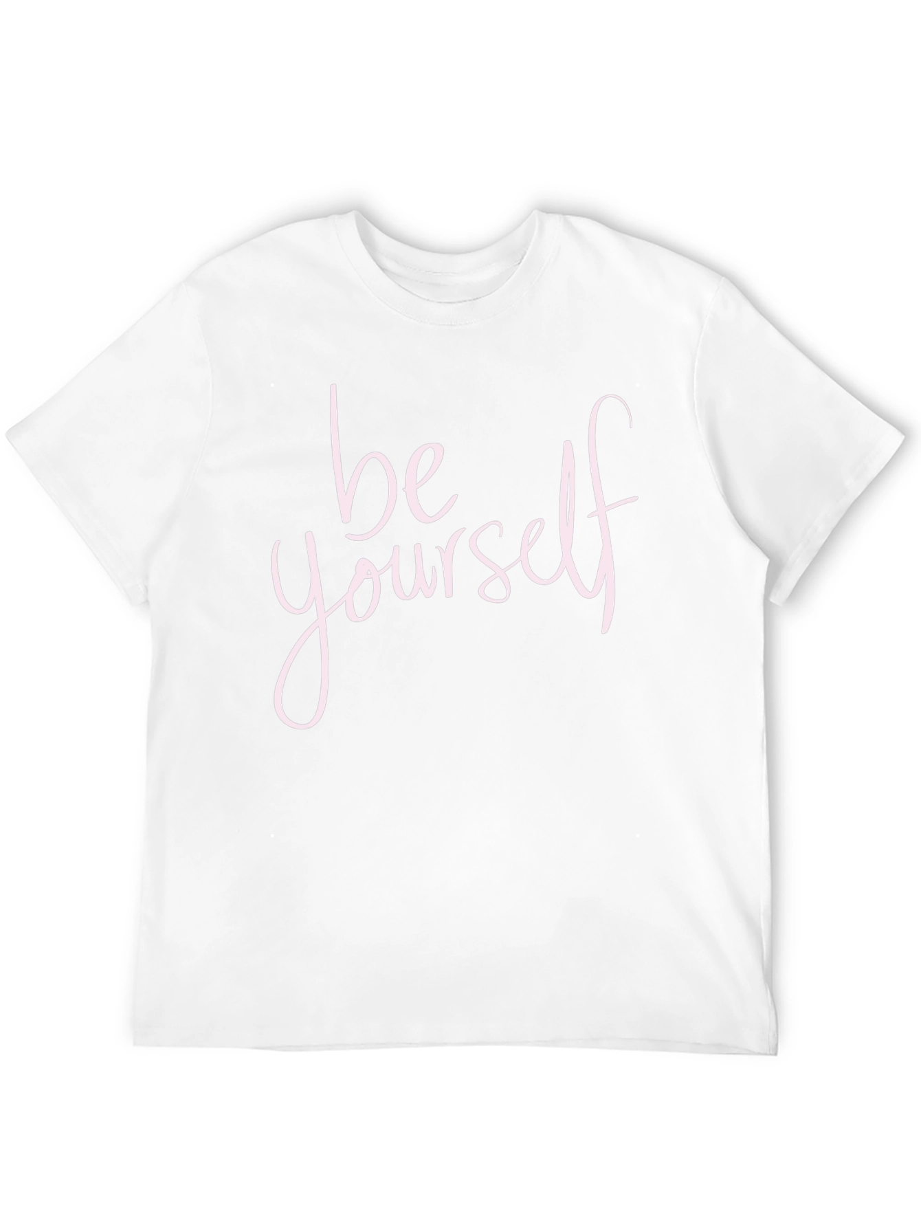 Be Yourself Black Crew Neck T-Shirt