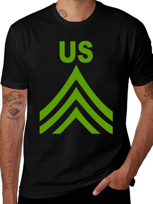 US Army Sergeant Stripes Graphic T-Shirt