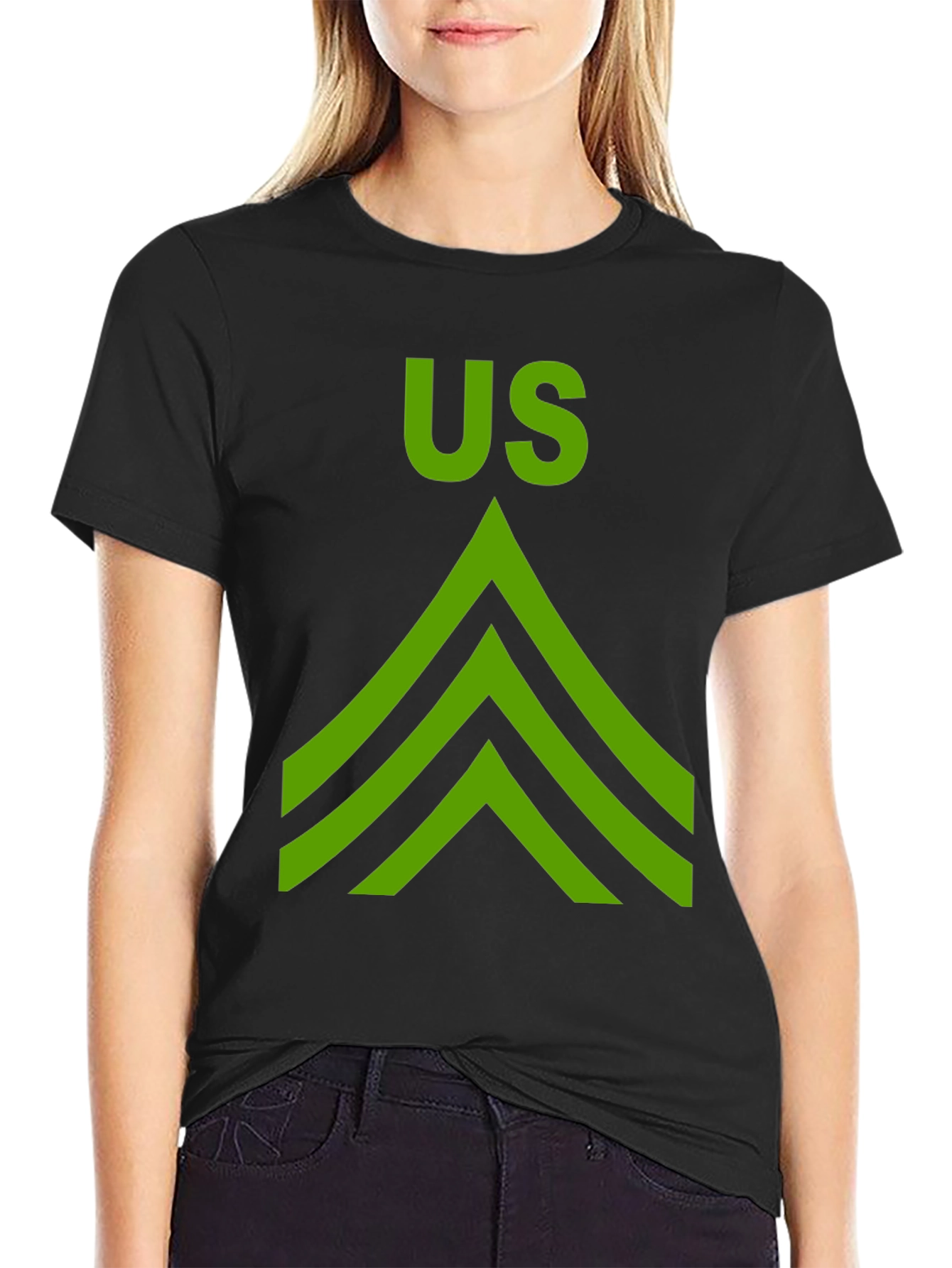 US Army Sergeant Stripes Graphic T-Shirt