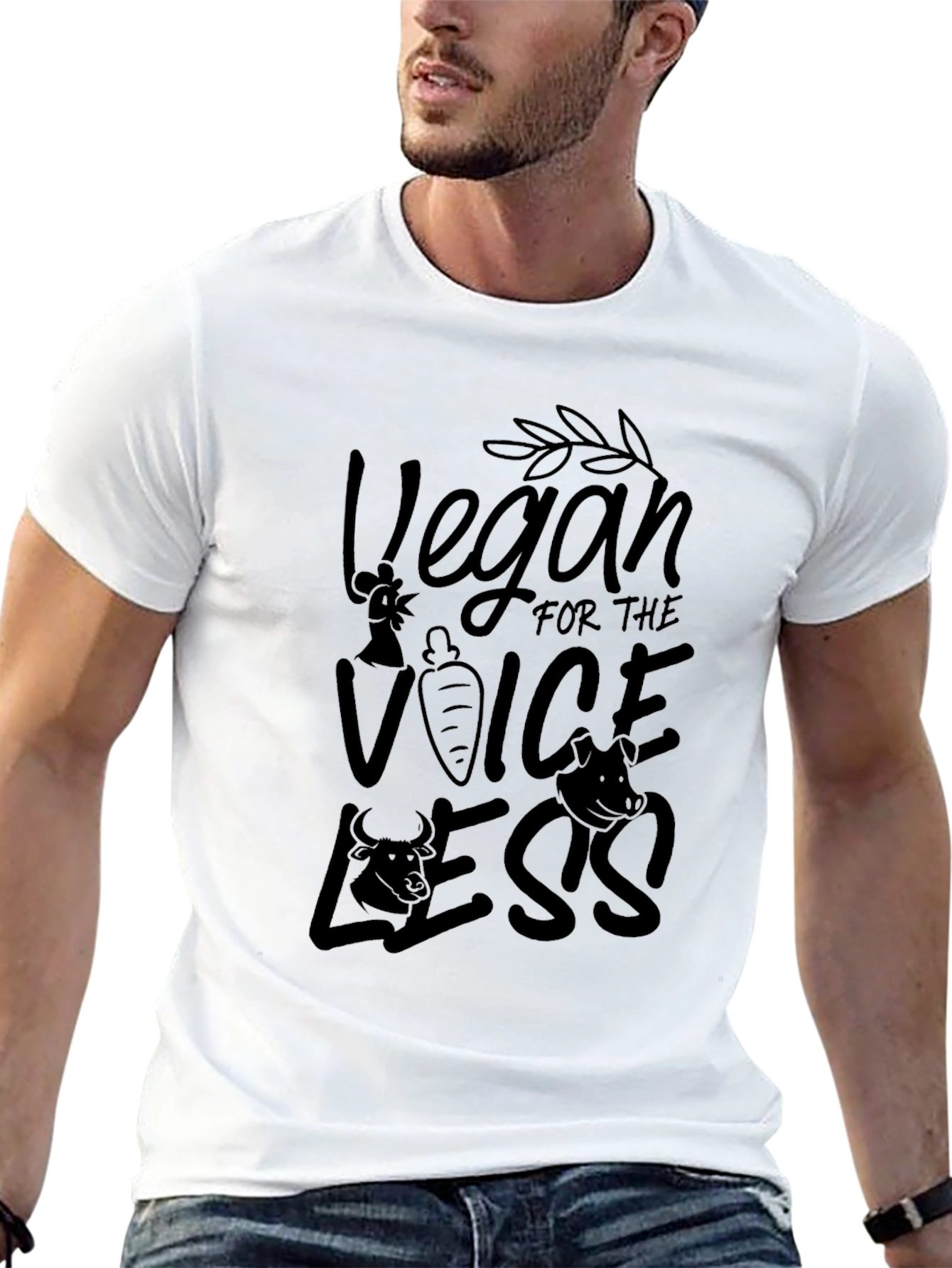 Vegan for the Voiceless Black T-Shirt