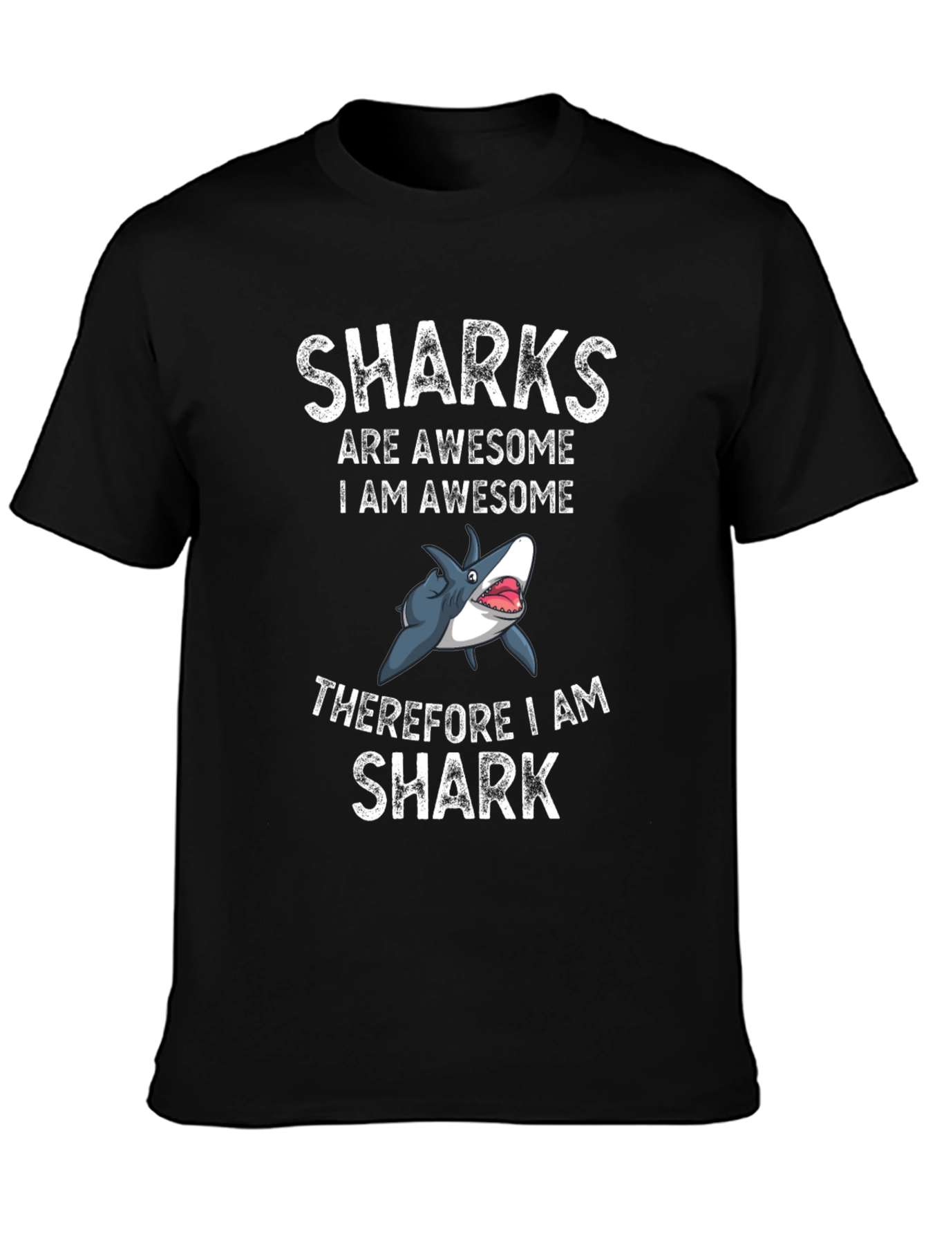 Awesome Shark Graphic T-Shirt