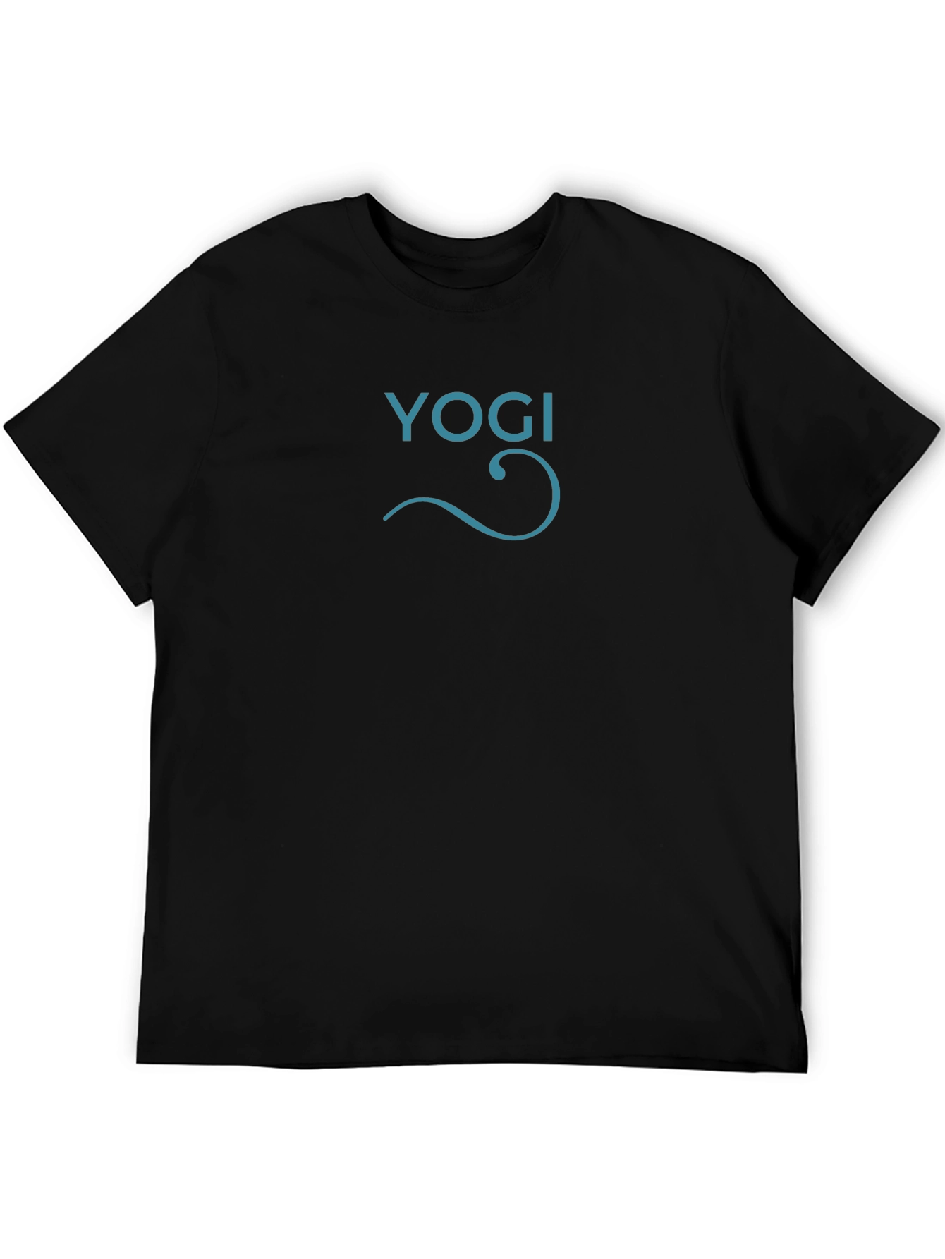 Yogi Graphic Tee - Comfortable Black Cotton T-Shirt