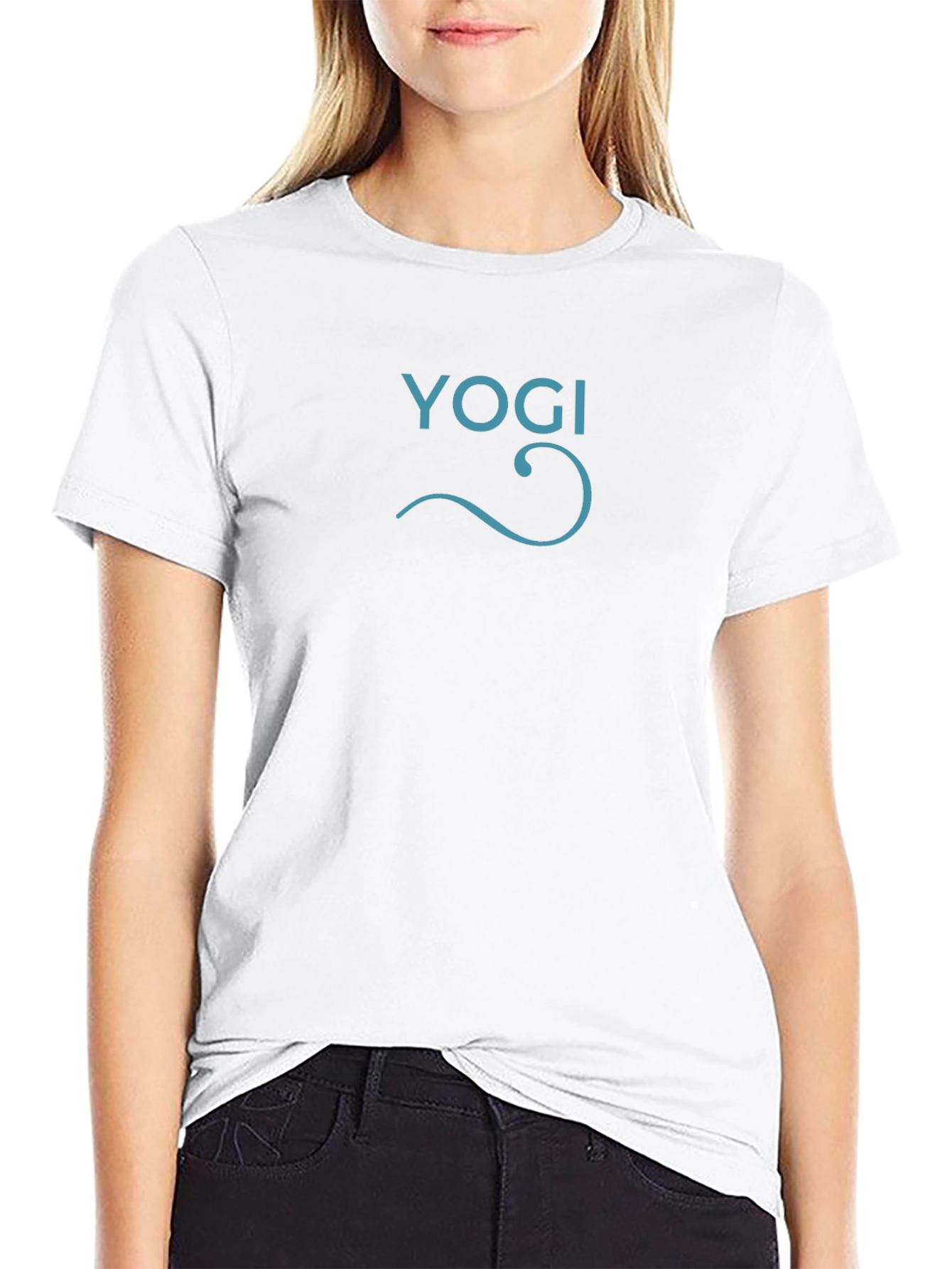 Yogi Graphic Tee - Comfortable Black Cotton T-Shirt