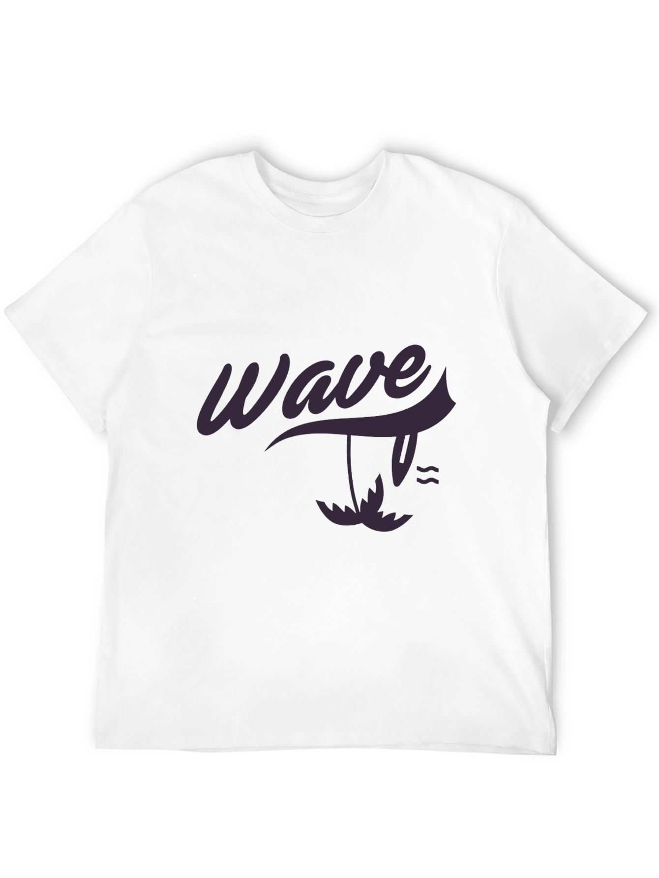 Wave Graphic Black T-Shirt