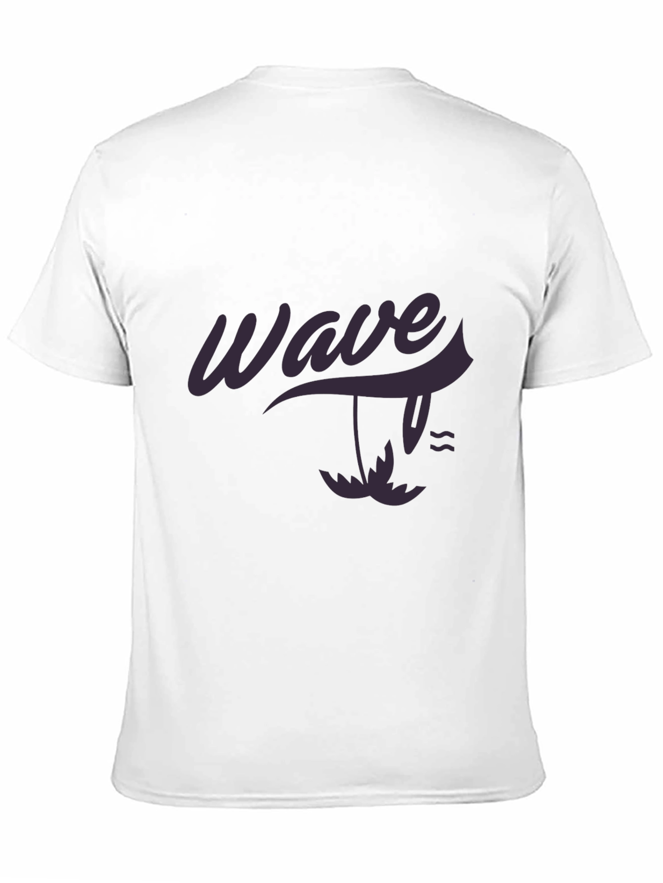 Wave Graphic Black T-Shirt