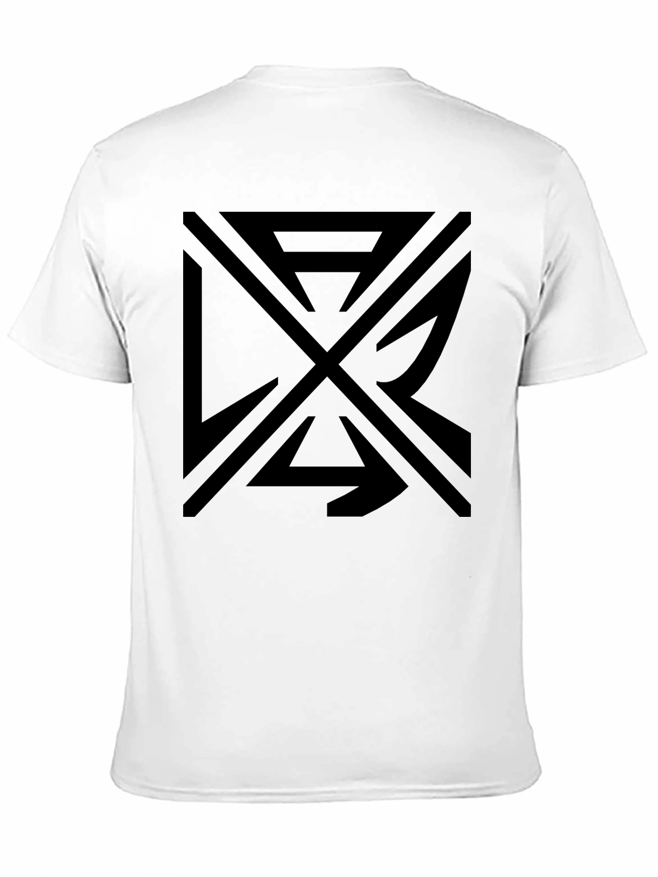 Abstract Graphic Black T-Shirt - Modern Casual Wear