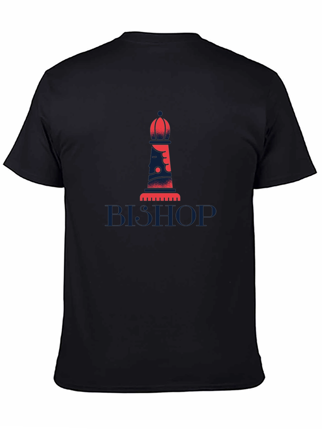 Bishop Chess Piece Graphic T-Shirt