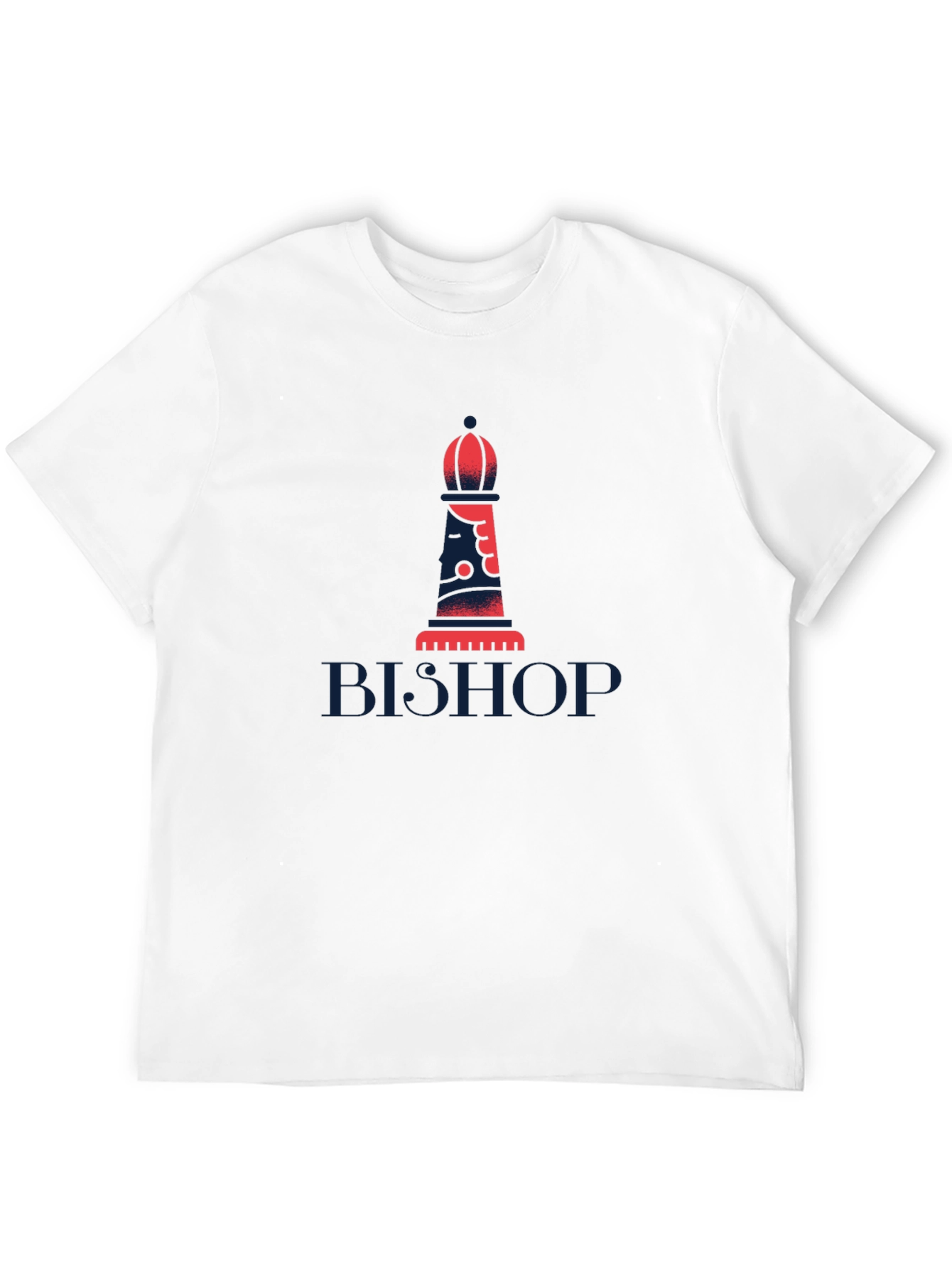 Bishop Chess Piece Graphic T-Shirt