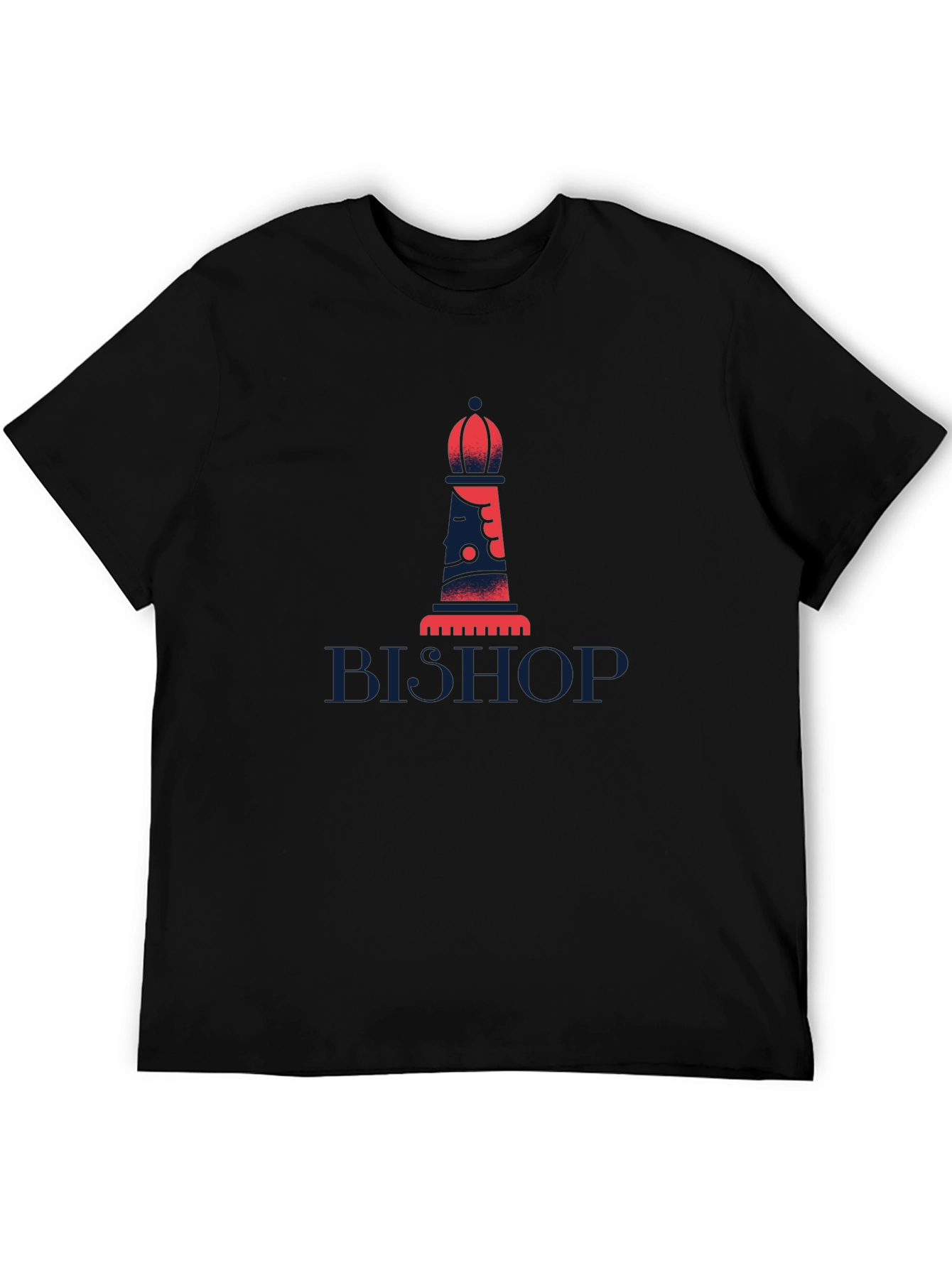 Bishop Chess Piece Graphic T-Shirt