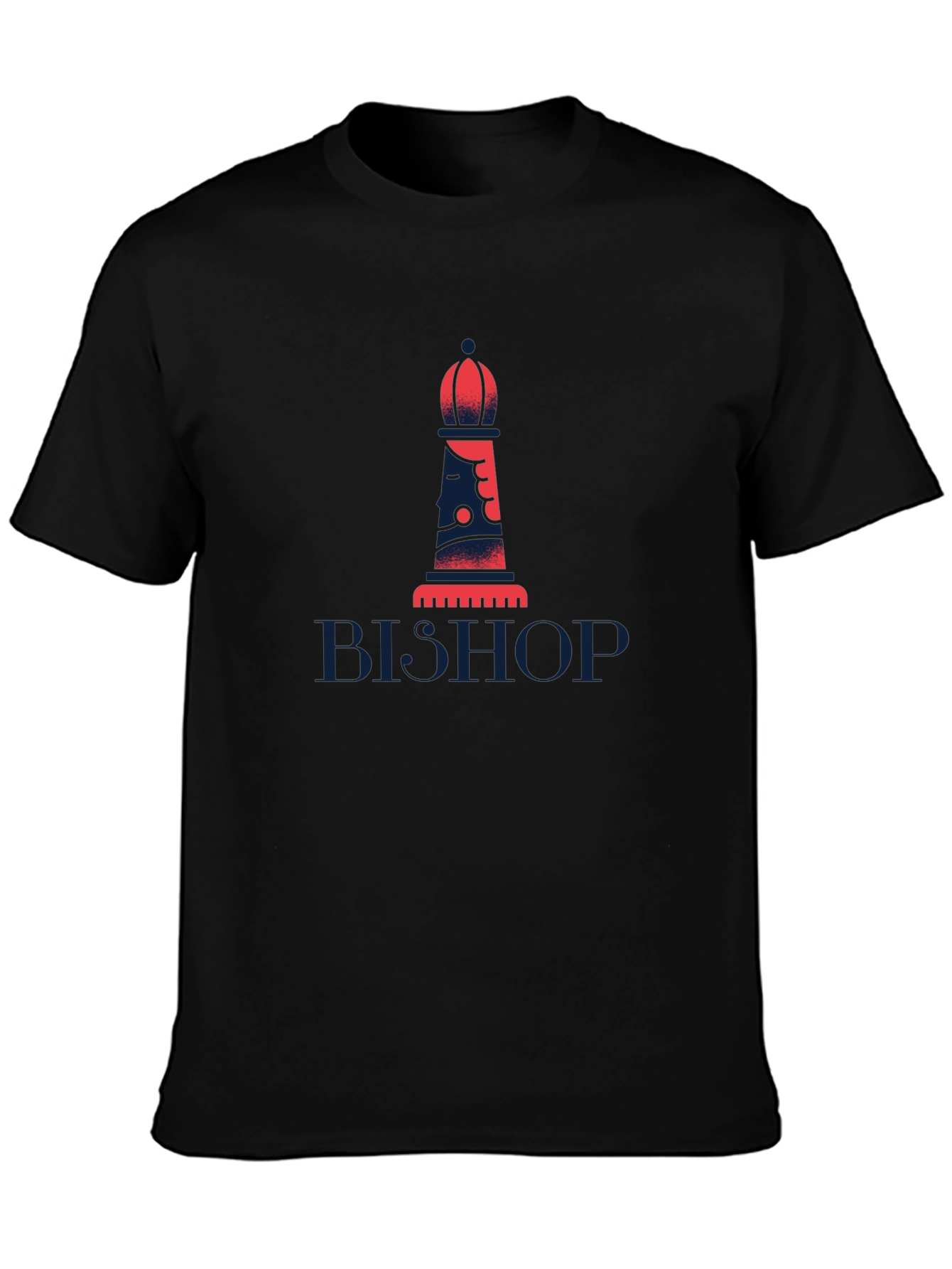 Bishop Chess Piece Graphic T-Shirt
