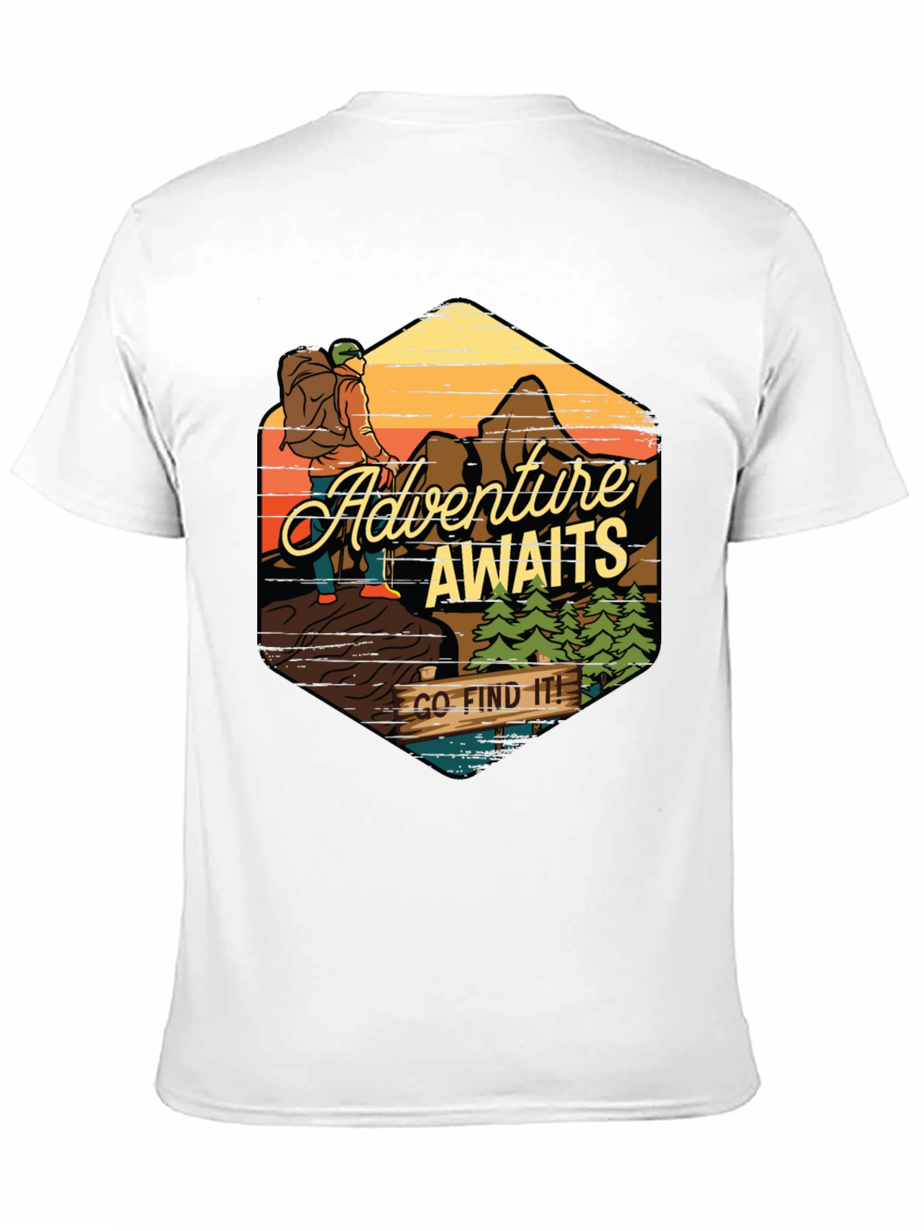 Adventure Awaits Graphic Tee - Find Your Path!