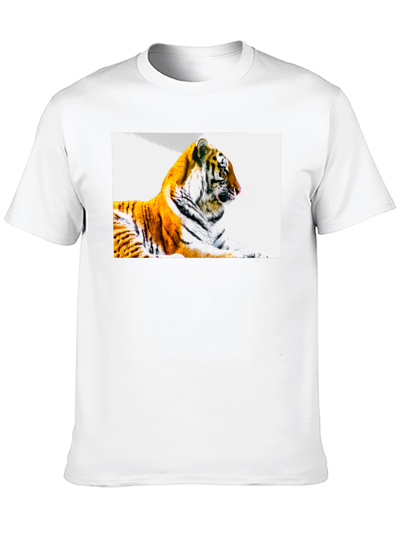 Tiger Graphic Tee - Stylish Animal Print T-Shirt