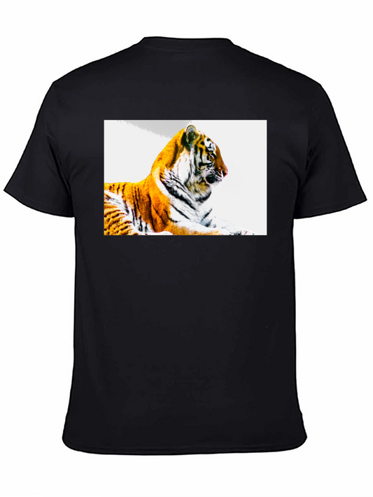 Tiger Graphic Tee - Stylish Animal Print T-Shirt