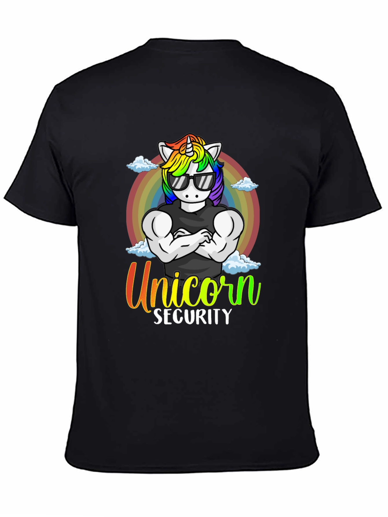 Unicorn Security Graphic T-Shirt
