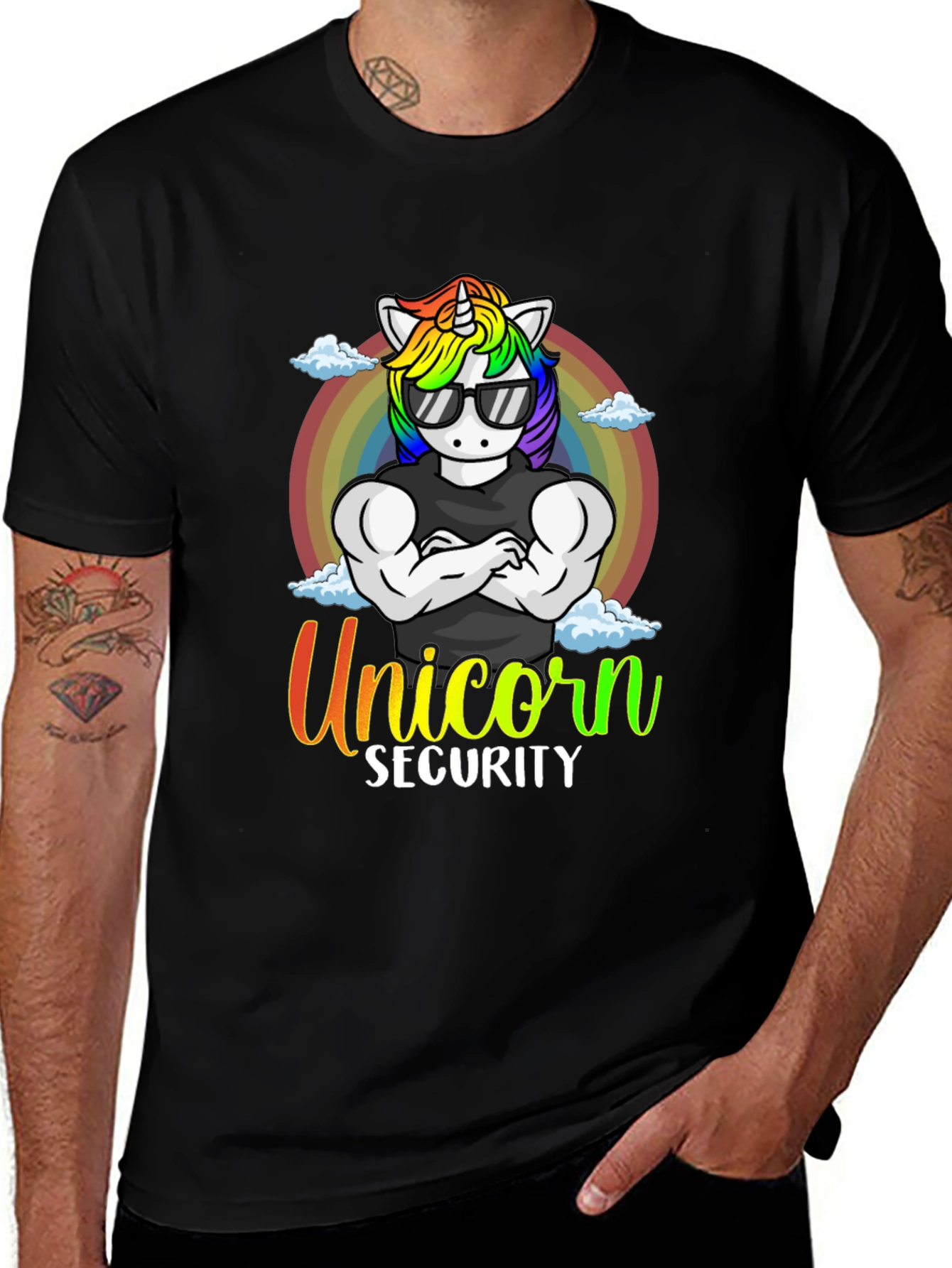 Unicorn Security Graphic T-Shirt