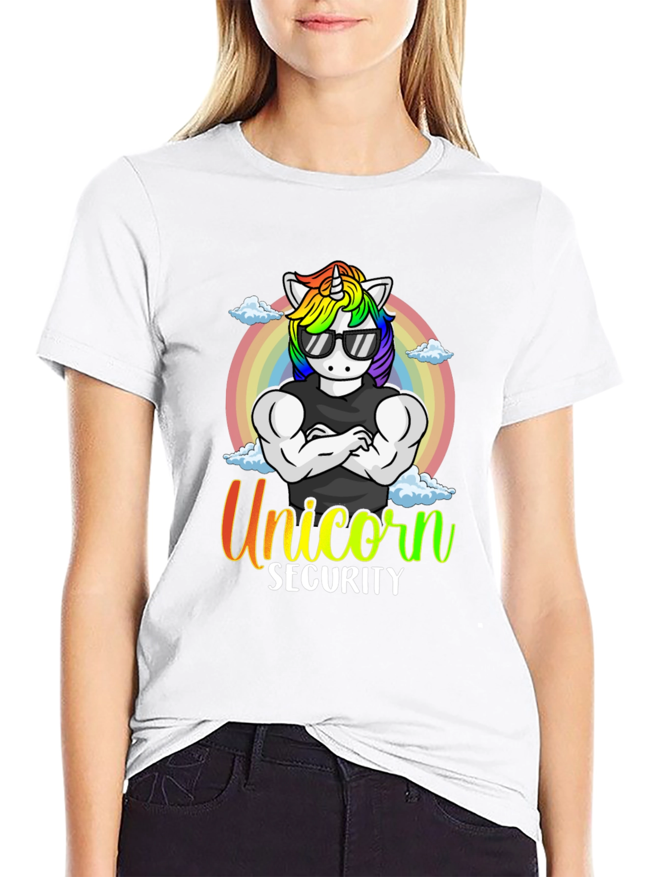 Unicorn Security Graphic T-Shirt