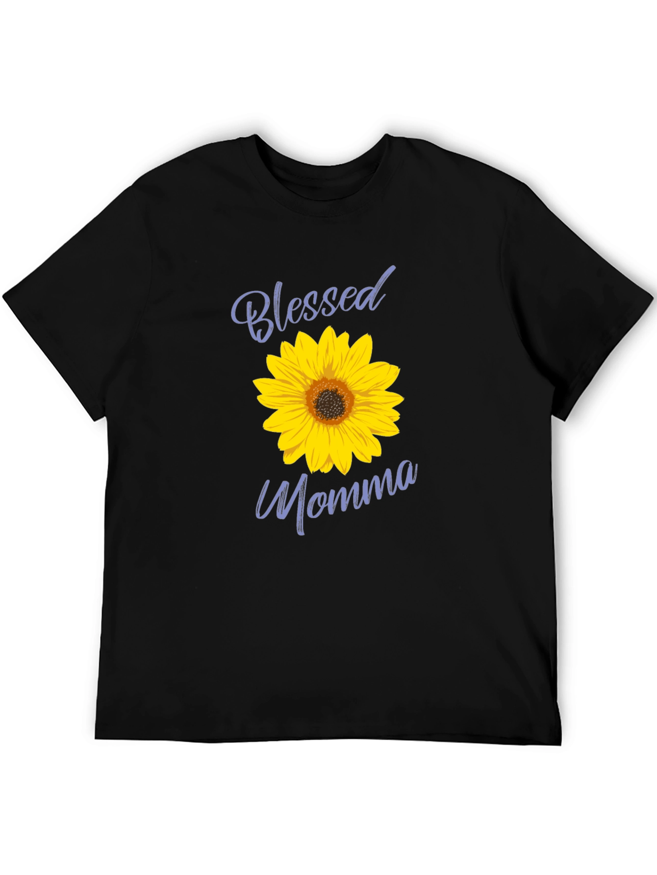 Blessed Momma Sunflower Graphic Tee