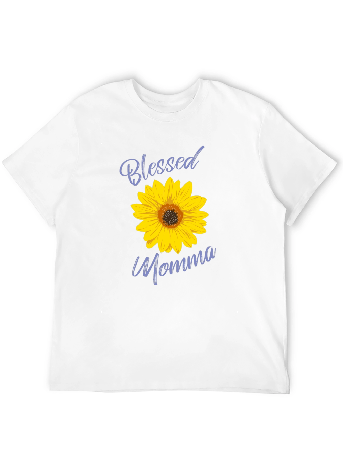Blessed Momma Sunflower Graphic Tee