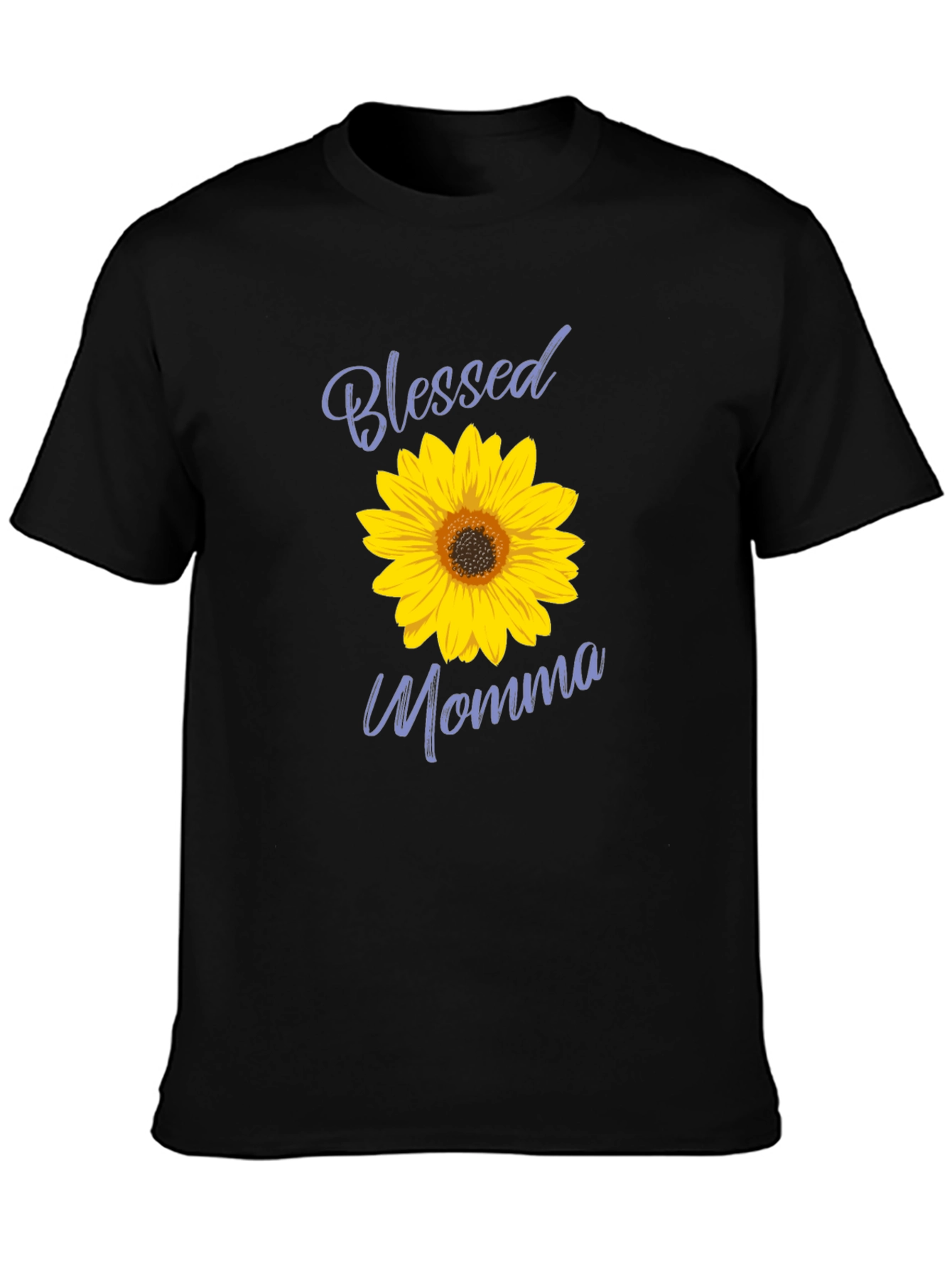 Blessed Momma Sunflower Graphic Tee