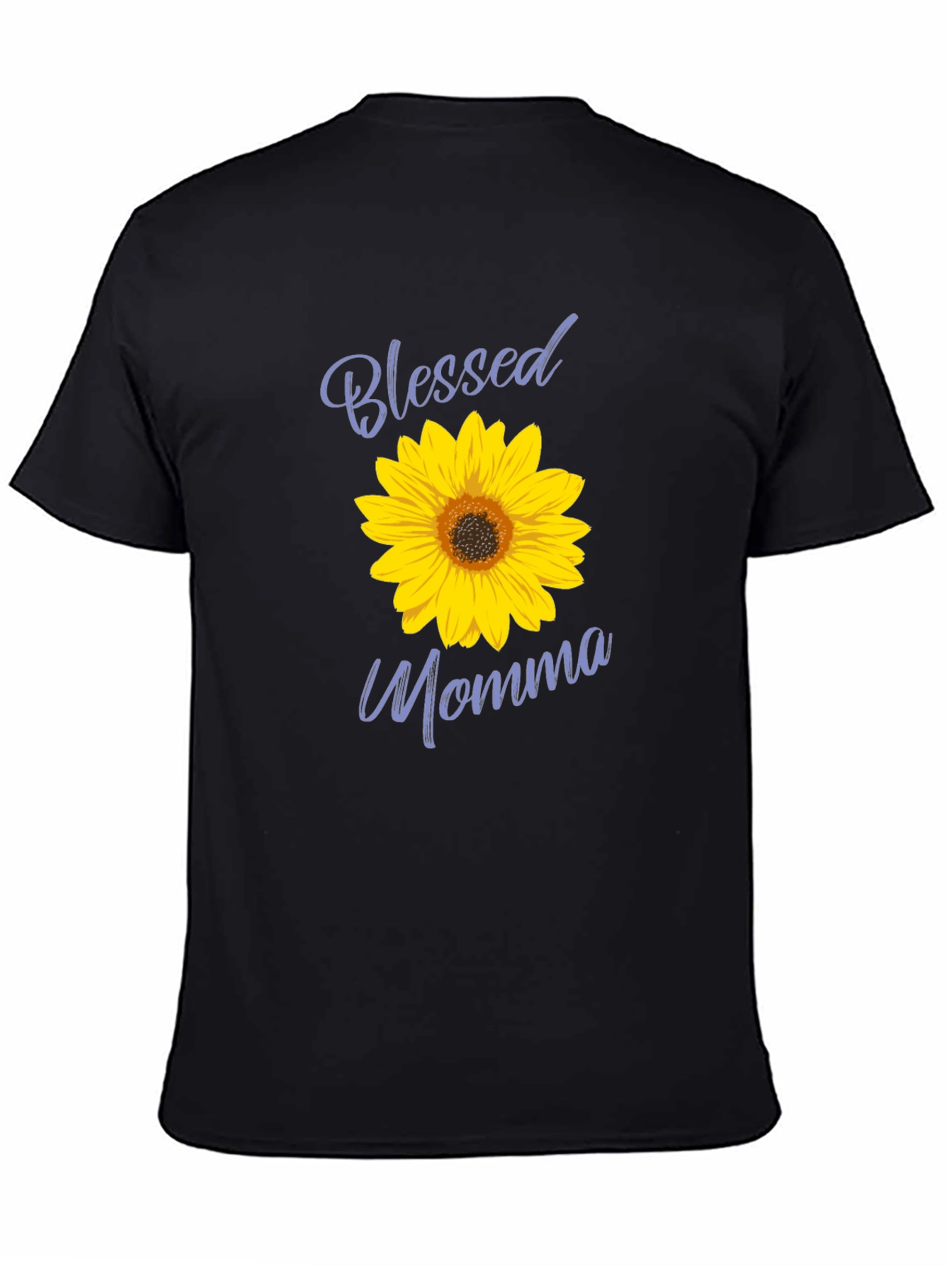 Blessed Momma Sunflower Graphic Tee