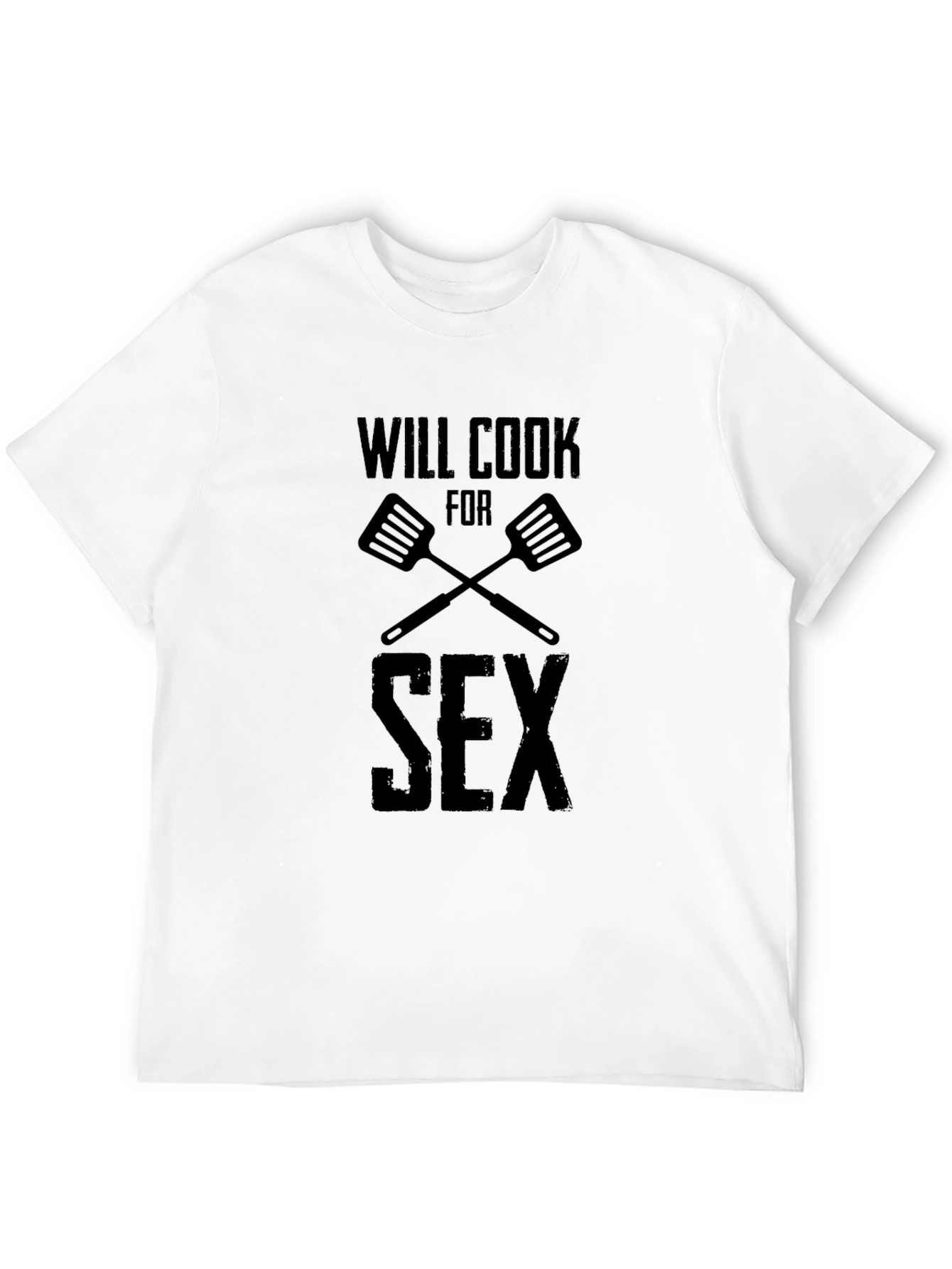 Will Cook for Sex Black T-Shirt