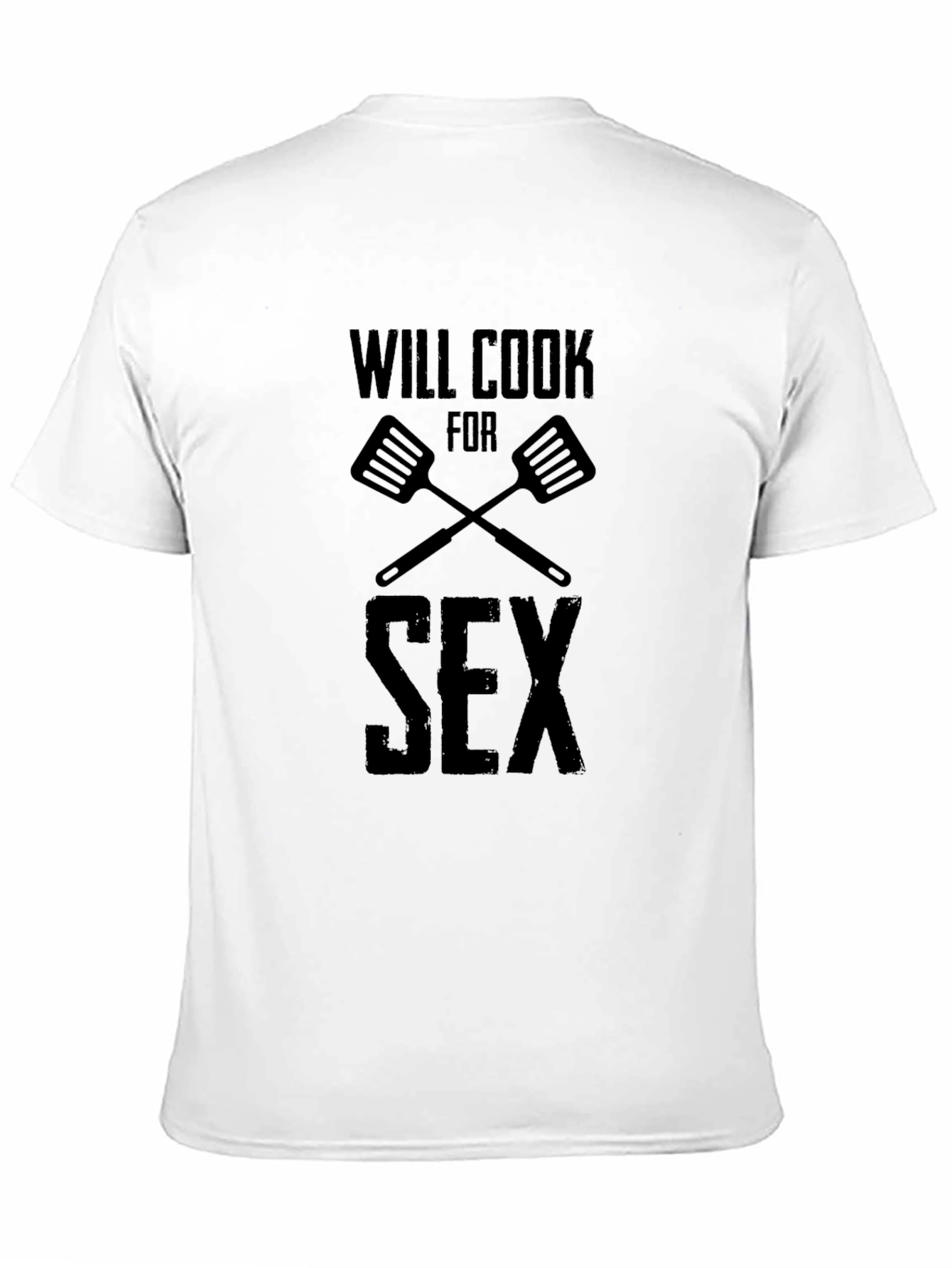 Will Cook for Sex Black T-Shirt