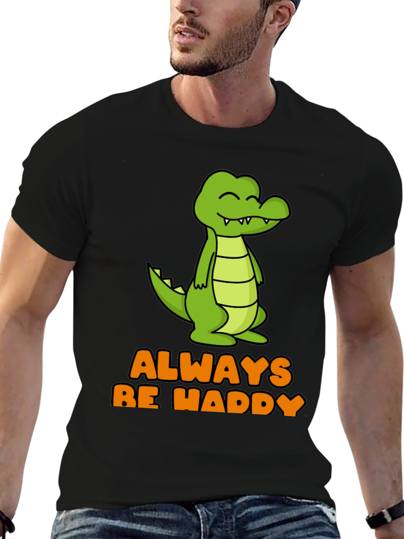 Always Be Haddy Crocodile Graphic Tee