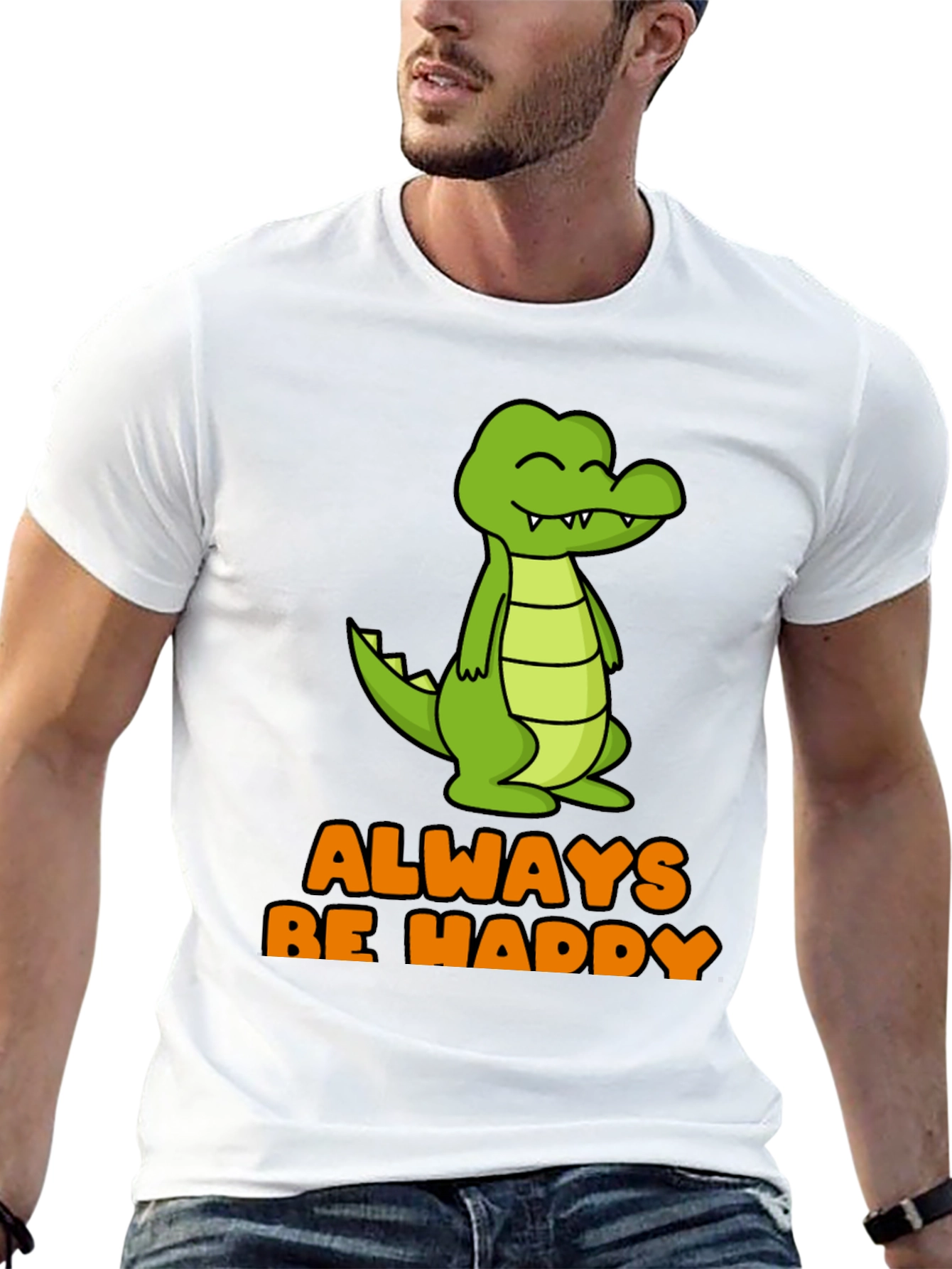 Always Be Haddy Crocodile Graphic Tee