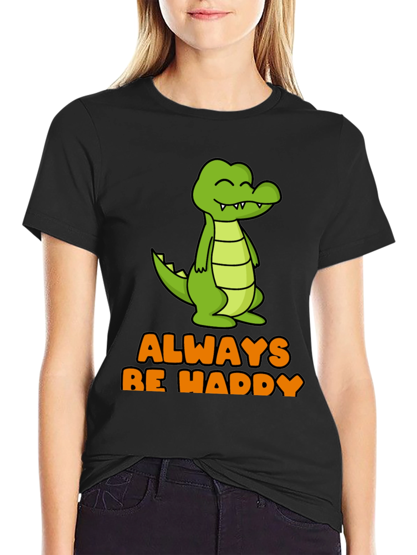Always Be Haddy Crocodile Graphic Tee