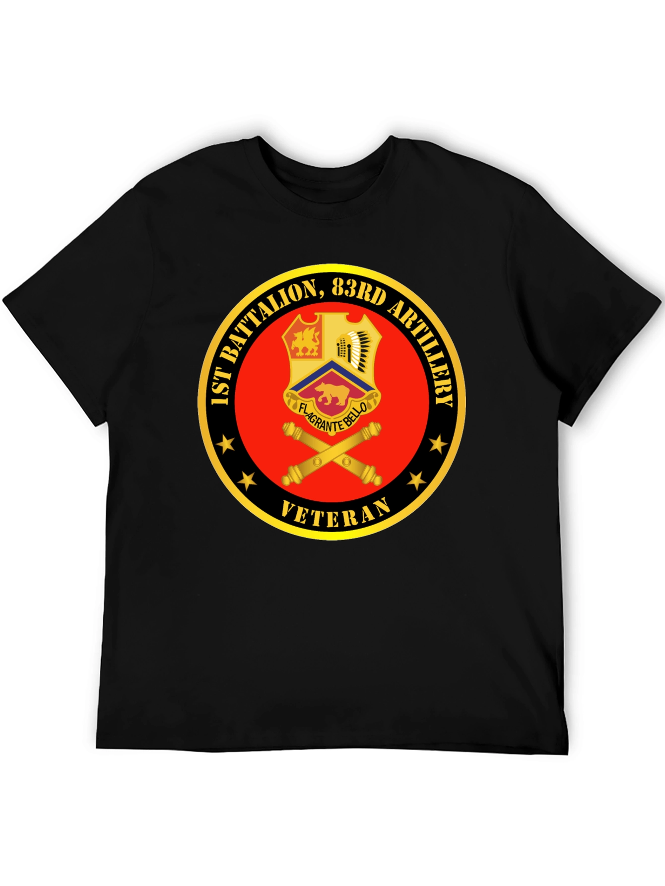 1st Battalion 83rd Artillery Veteran T-Shirt