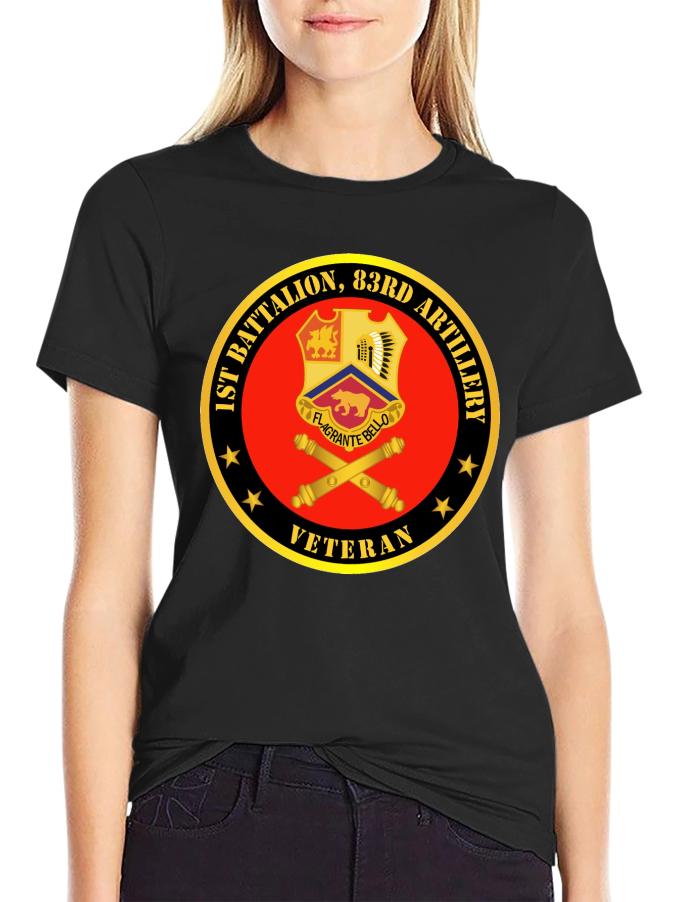 1st Battalion 83rd Artillery Veteran T-Shirt