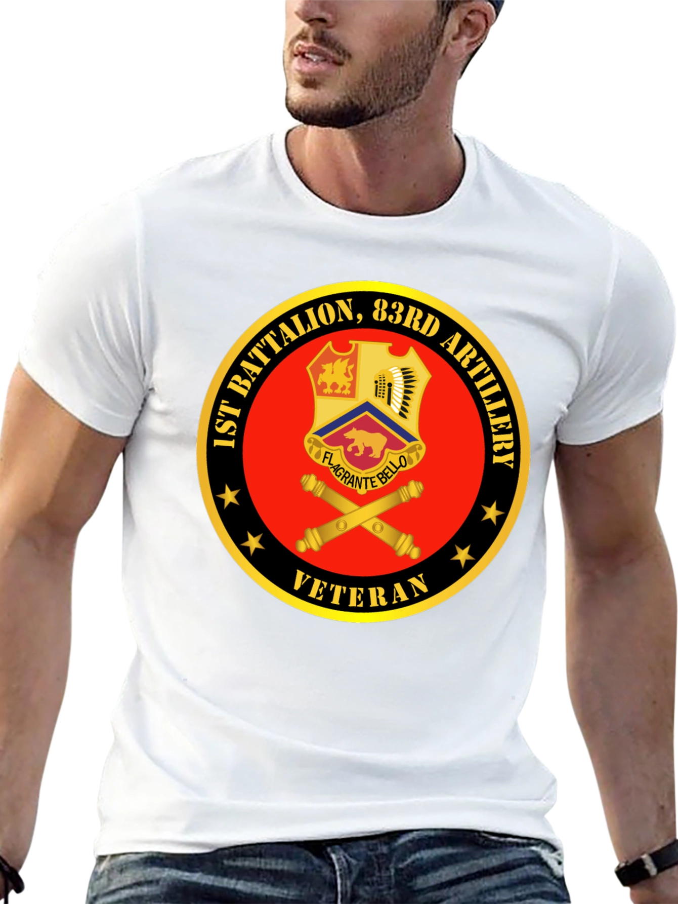 1st Battalion 83rd Artillery Veteran T-Shirt