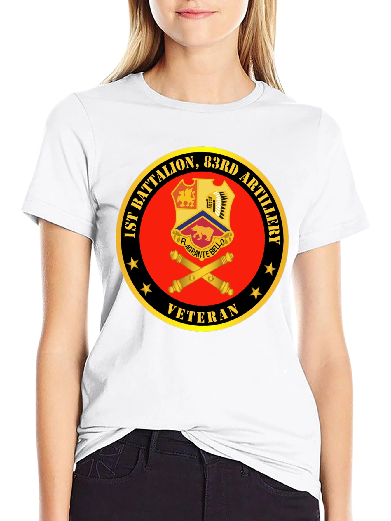 1st Battalion 83rd Artillery Veteran T-Shirt