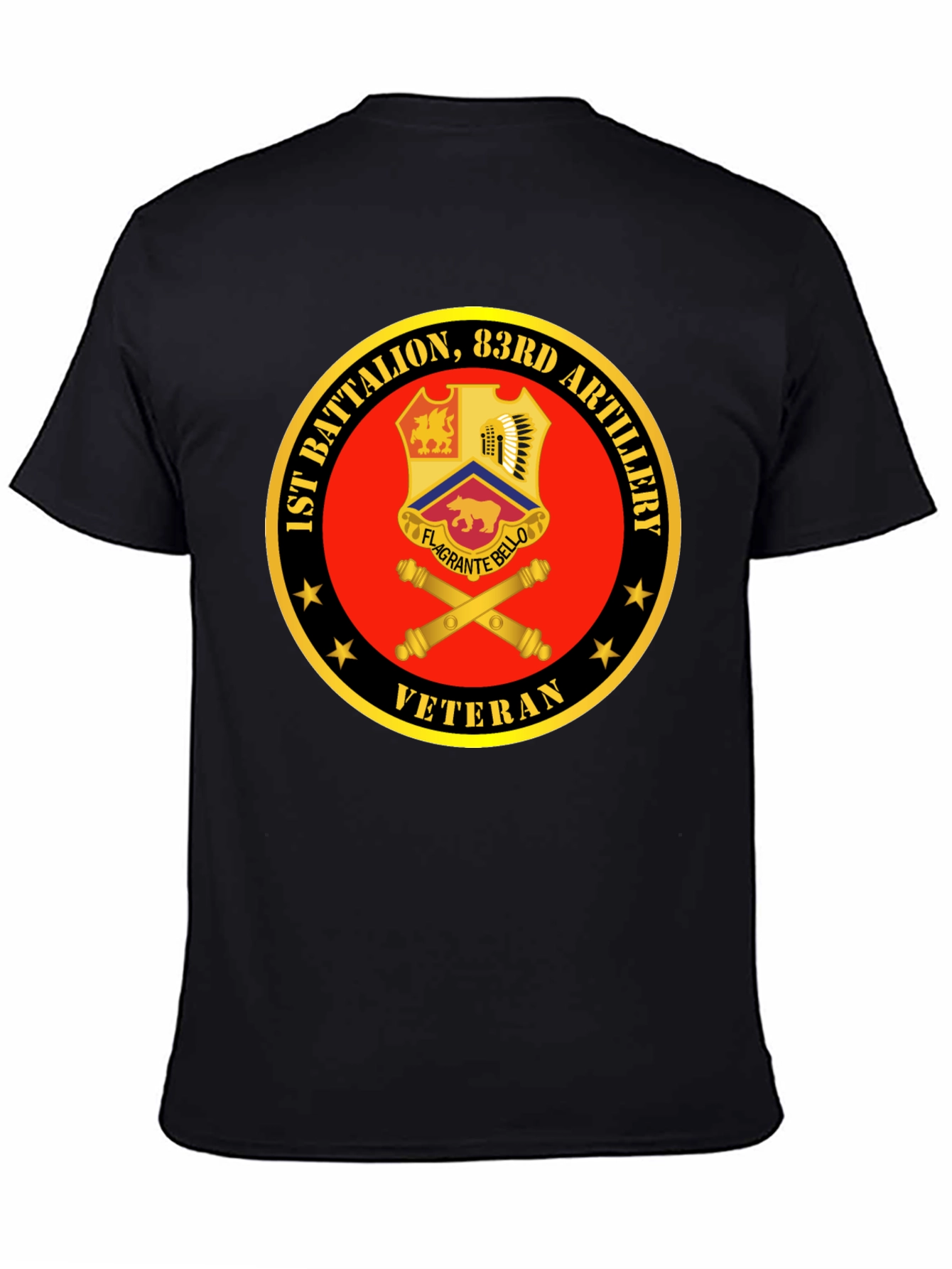 1st Battalion 83rd Artillery Veteran T-Shirt