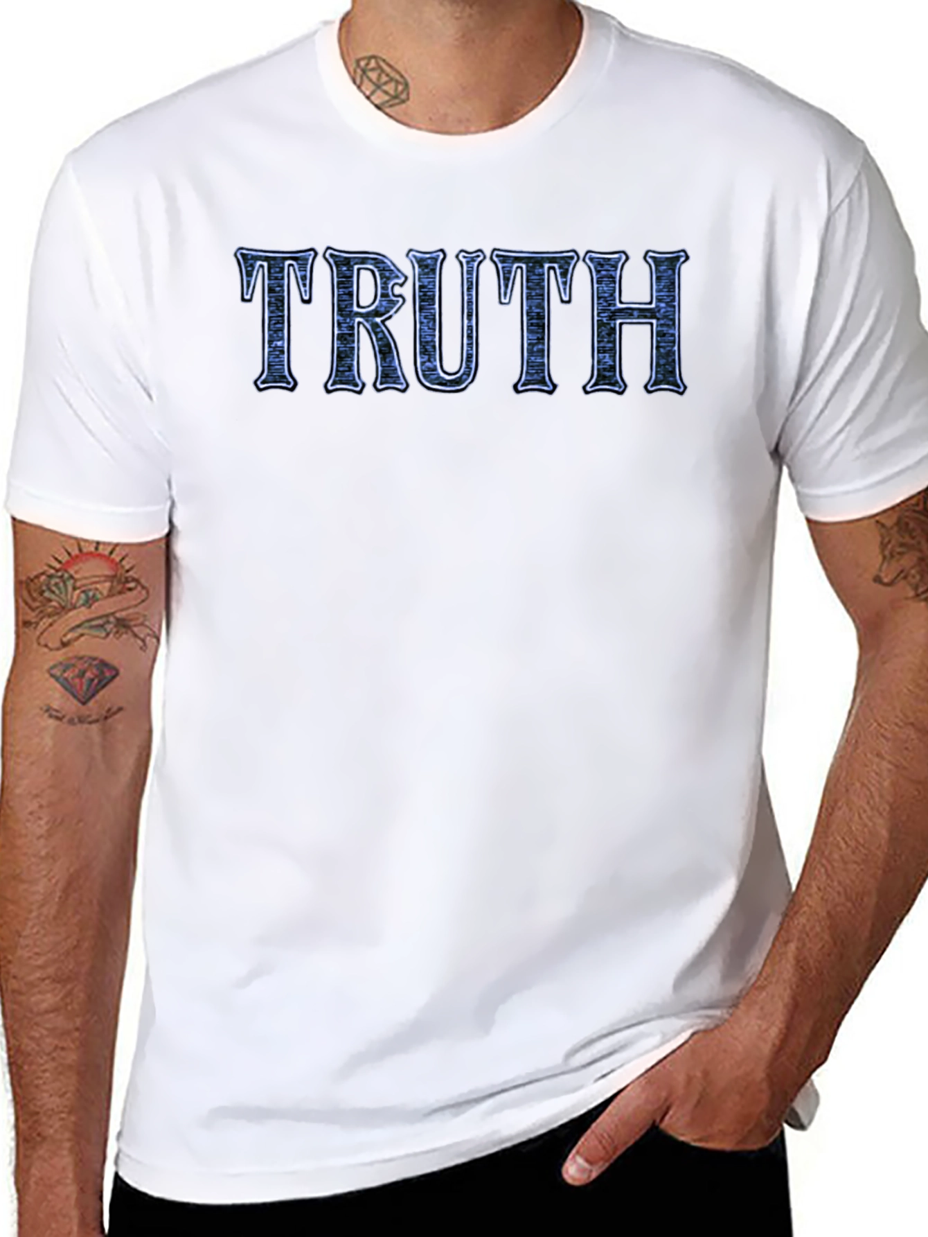 Truth Graphic Tee - Black Casual T-Shirt