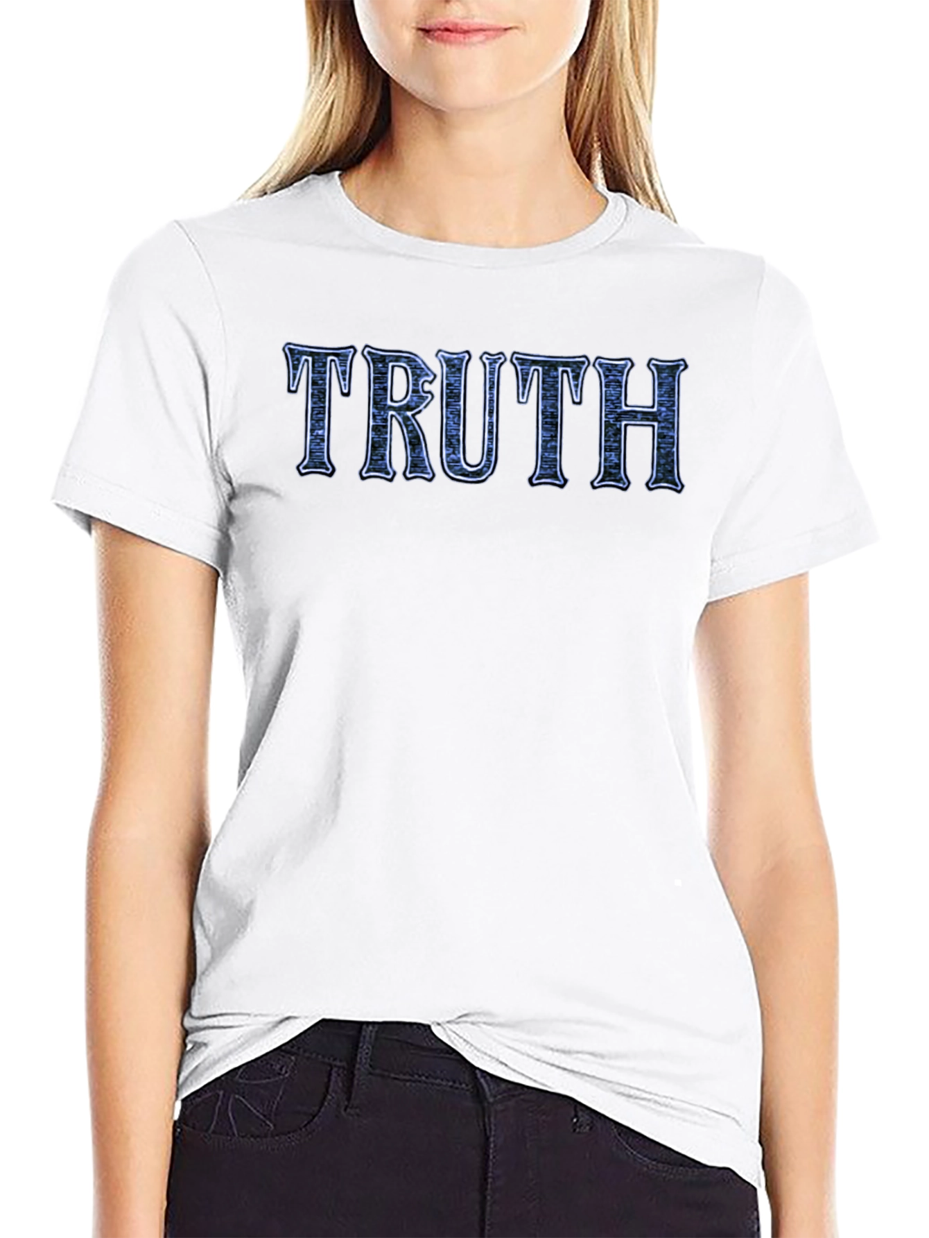 Truth Graphic Tee - Black Casual T-Shirt
