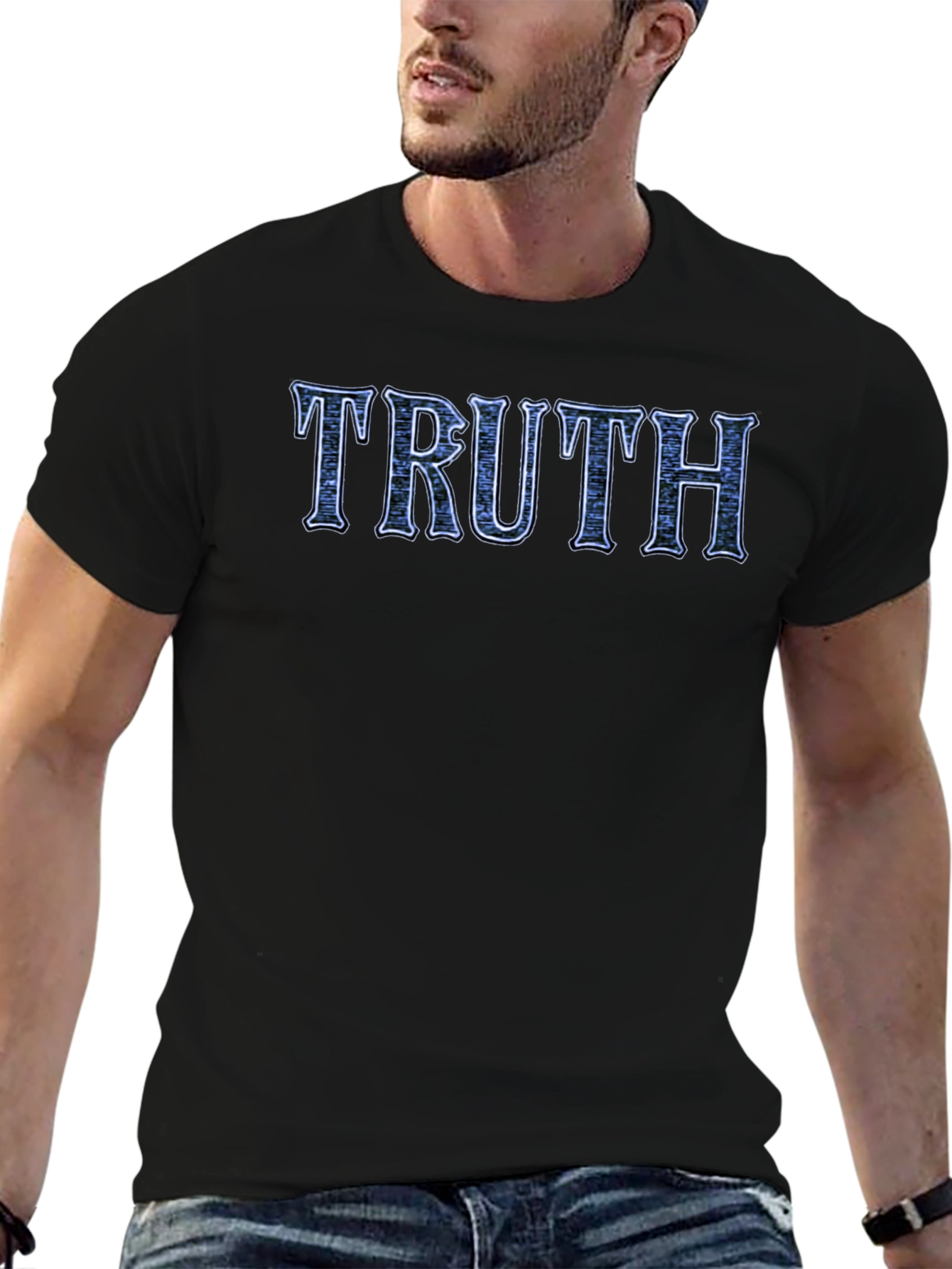 Truth Graphic Tee - Black Casual T-Shirt