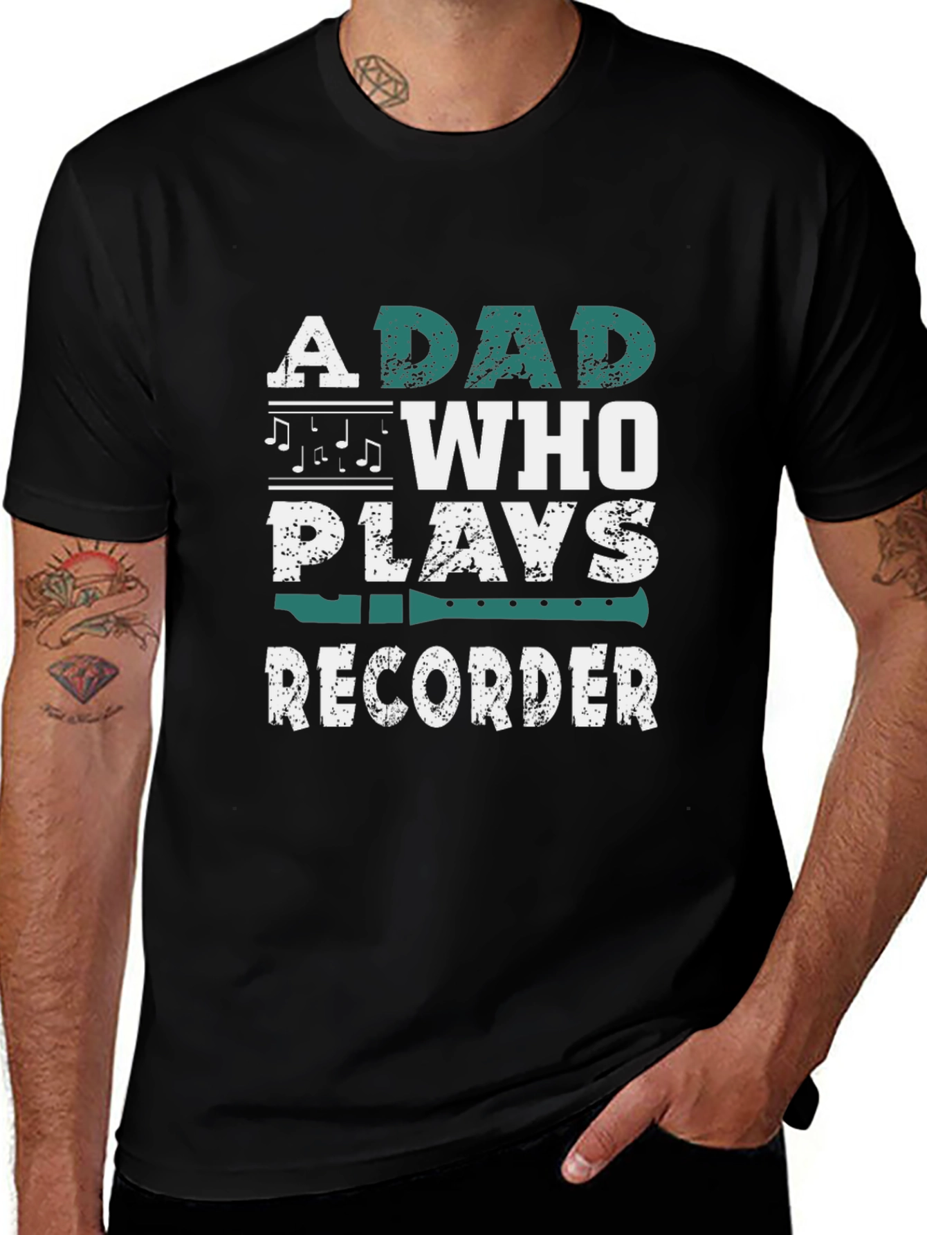 A Dad Who Plays Recorder T-Shirt