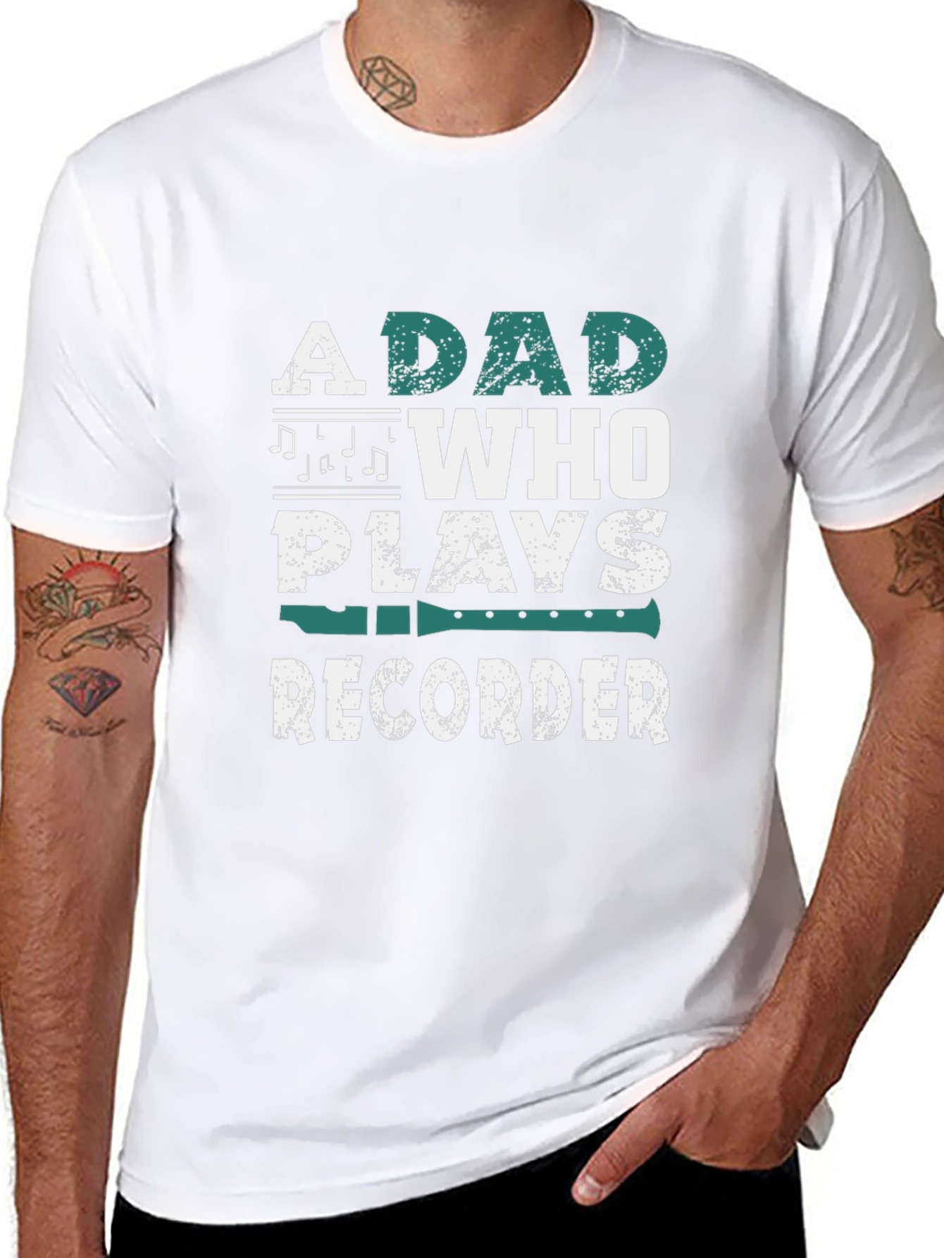 A Dad Who Plays Recorder T-Shirt