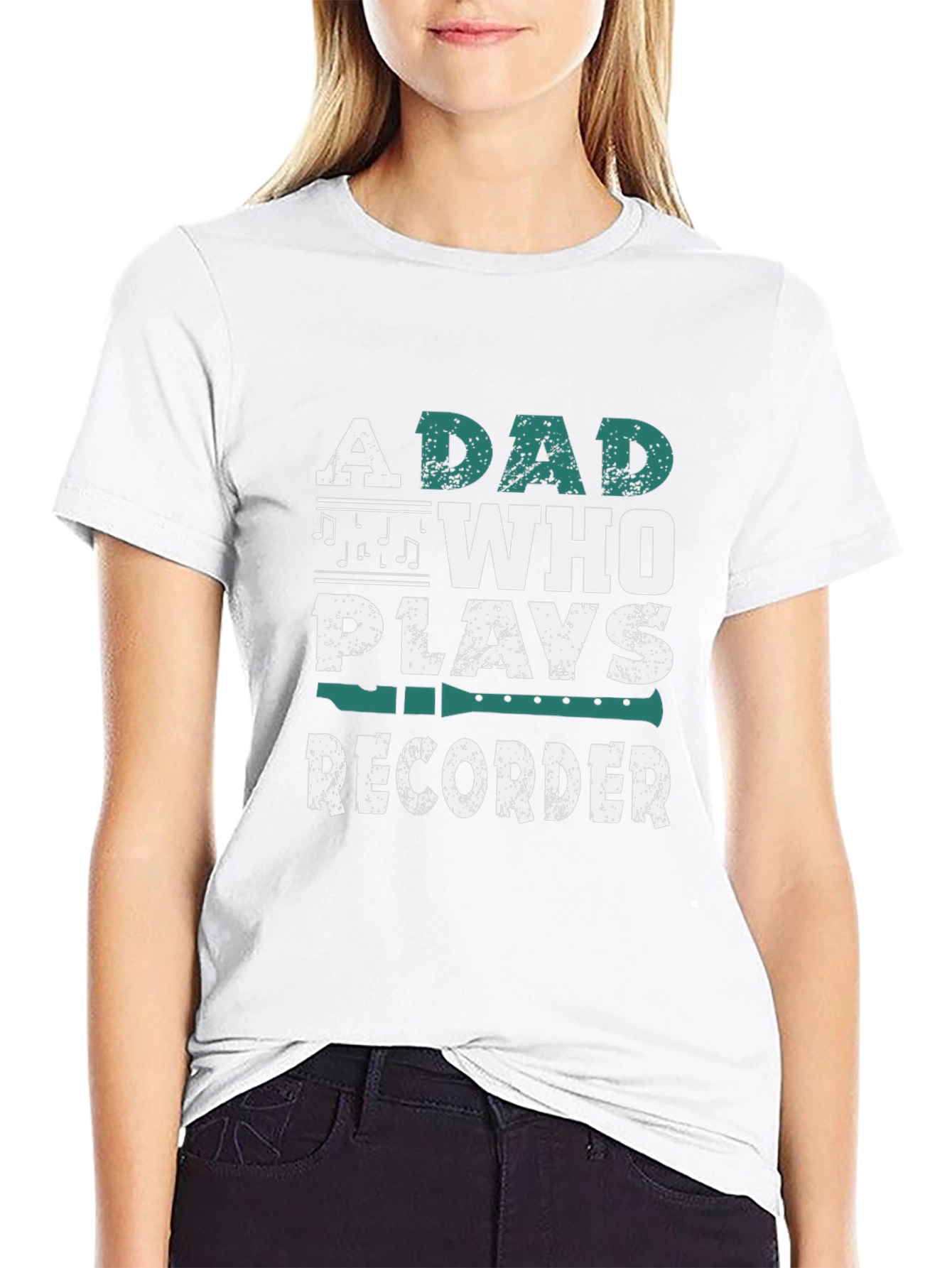 A Dad Who Plays Recorder T-Shirt
