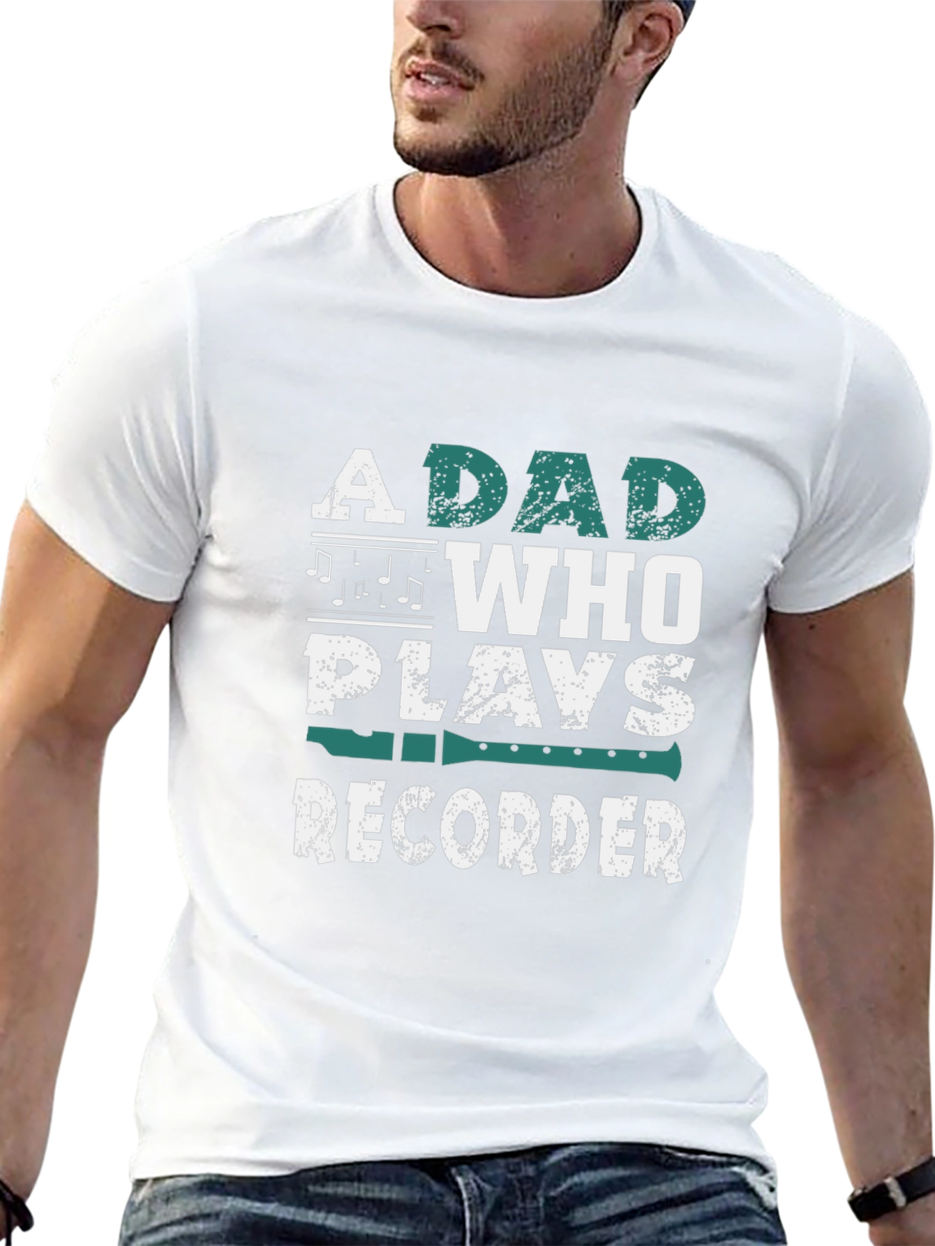 A Dad Who Plays Recorder T-Shirt