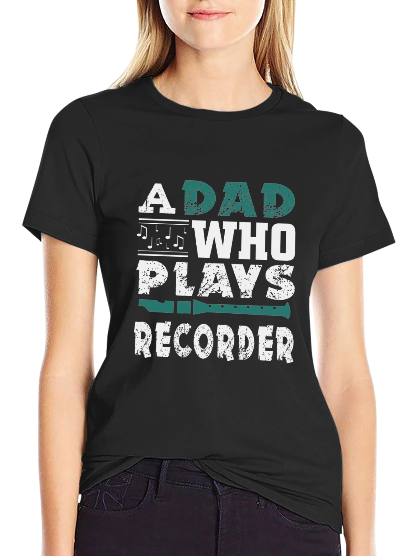 A Dad Who Plays Recorder T-Shirt