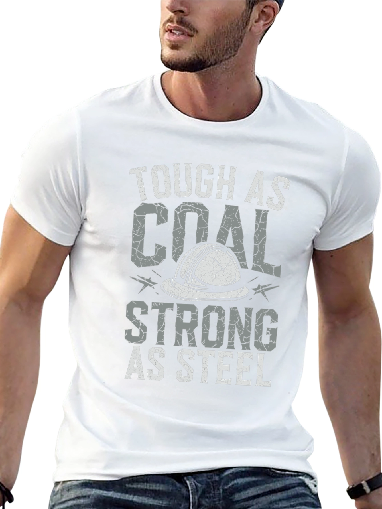 Tough as Coal Strong as Steel Graphic Tee