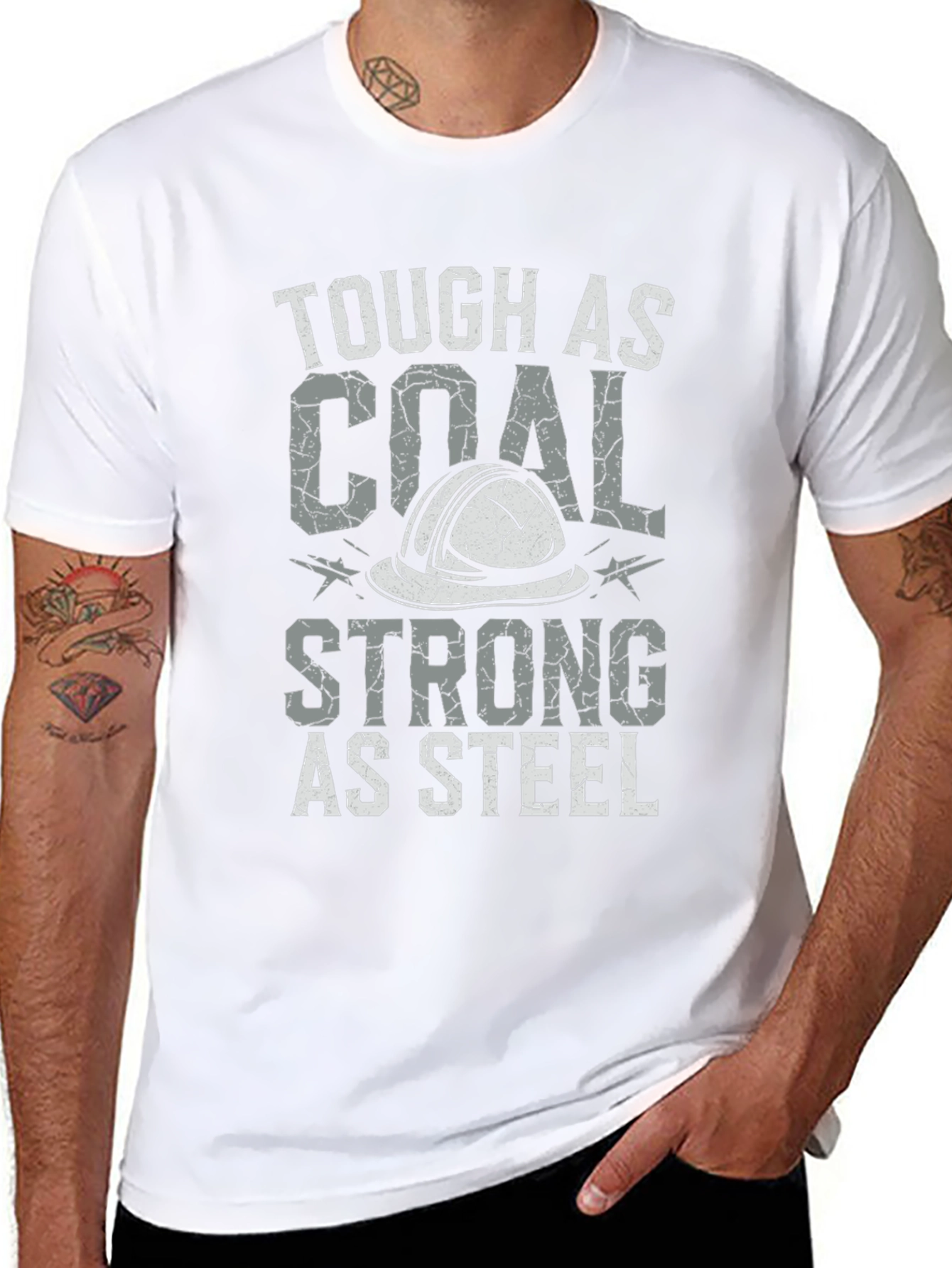 Tough as Coal Strong as Steel Graphic Tee