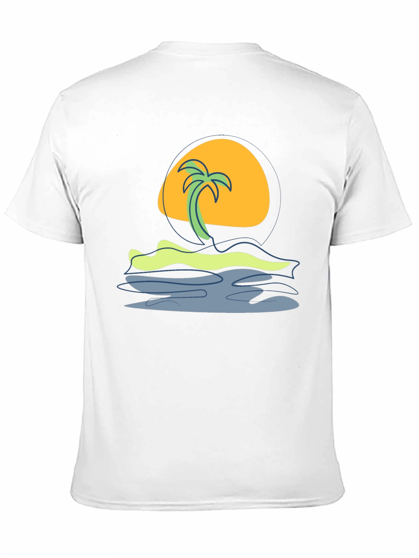 Tropical Sunset Graphic Tee - Island Vibes