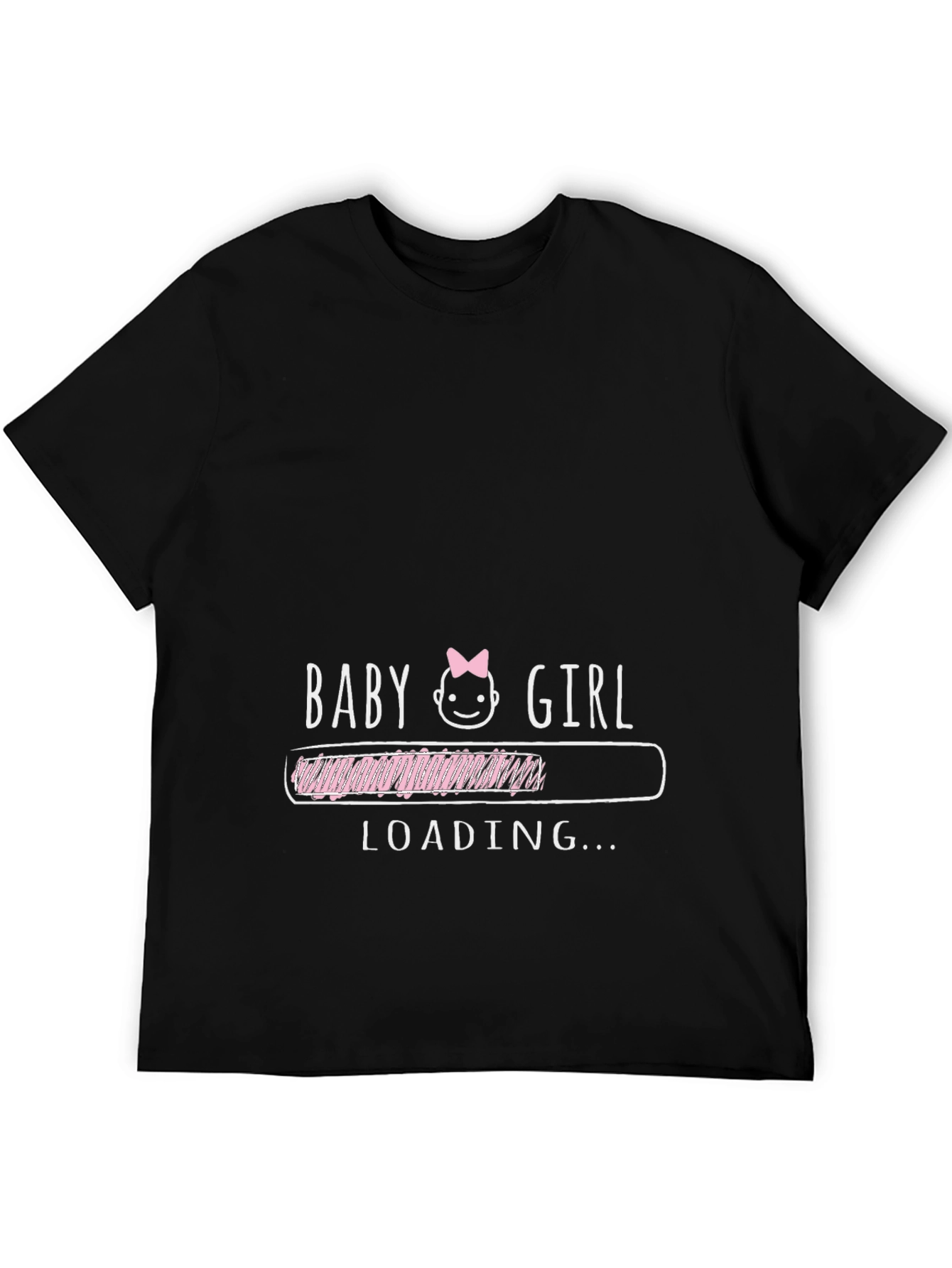 Baby Girl Loading T-Shirt - New Dad Gift