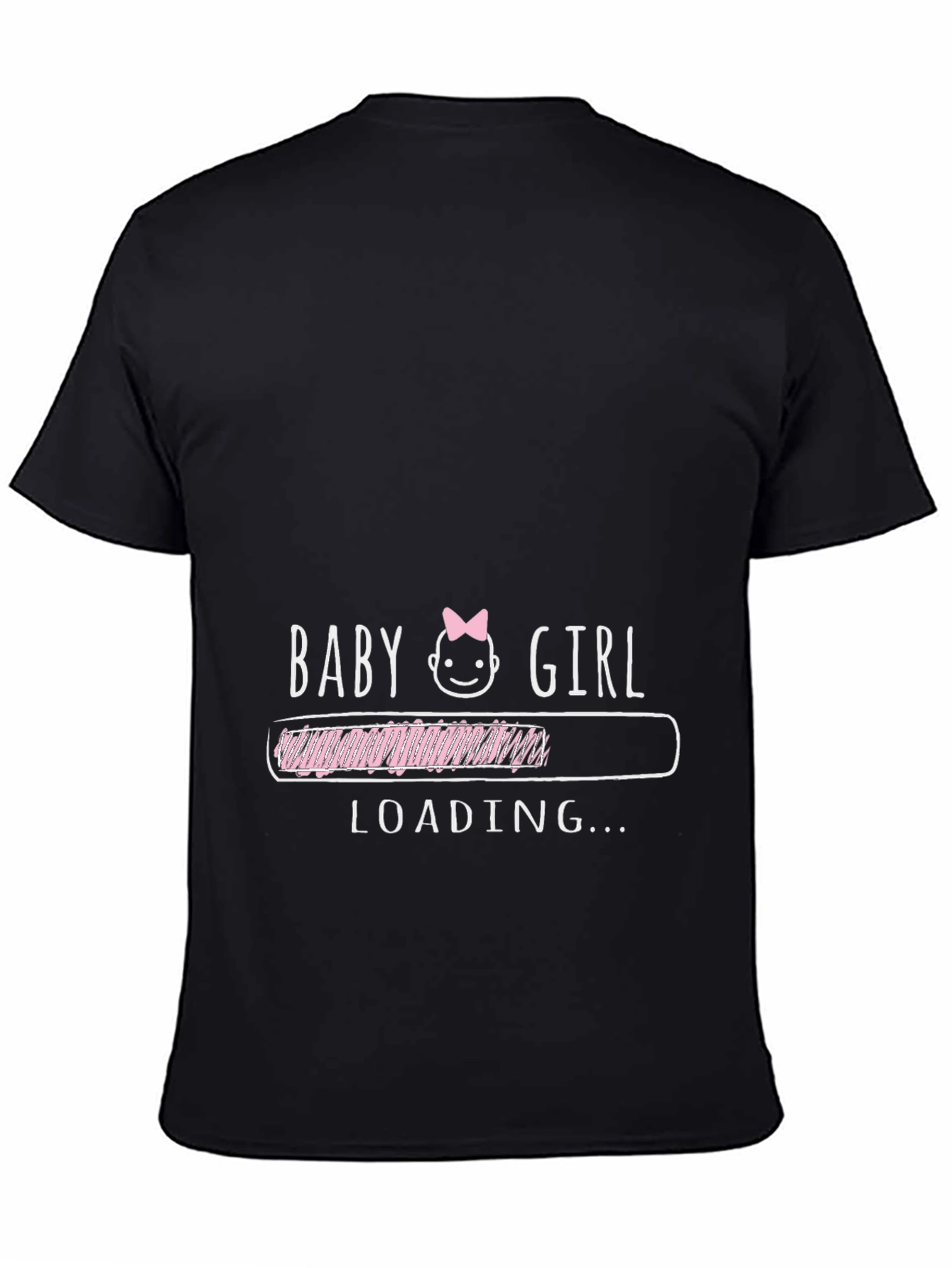 Baby Girl Loading T-Shirt - New Dad Gift